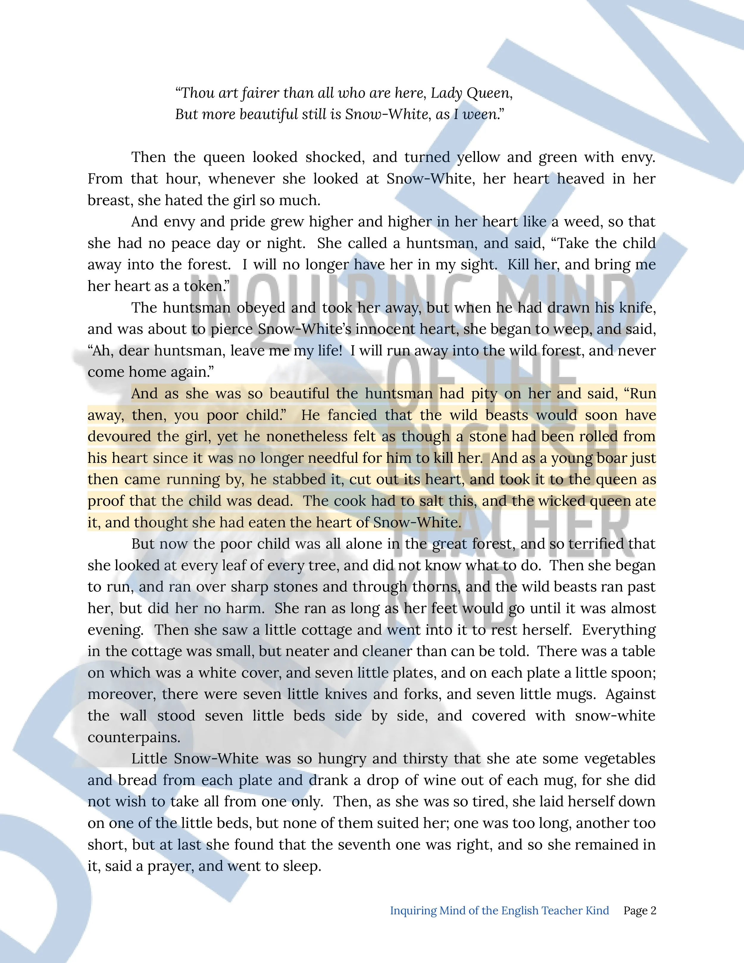Snow White and the Seven Dwarfs Literary Analysis Worksheet from Inquiring Mind of the English Teacher Kind (10).jpg