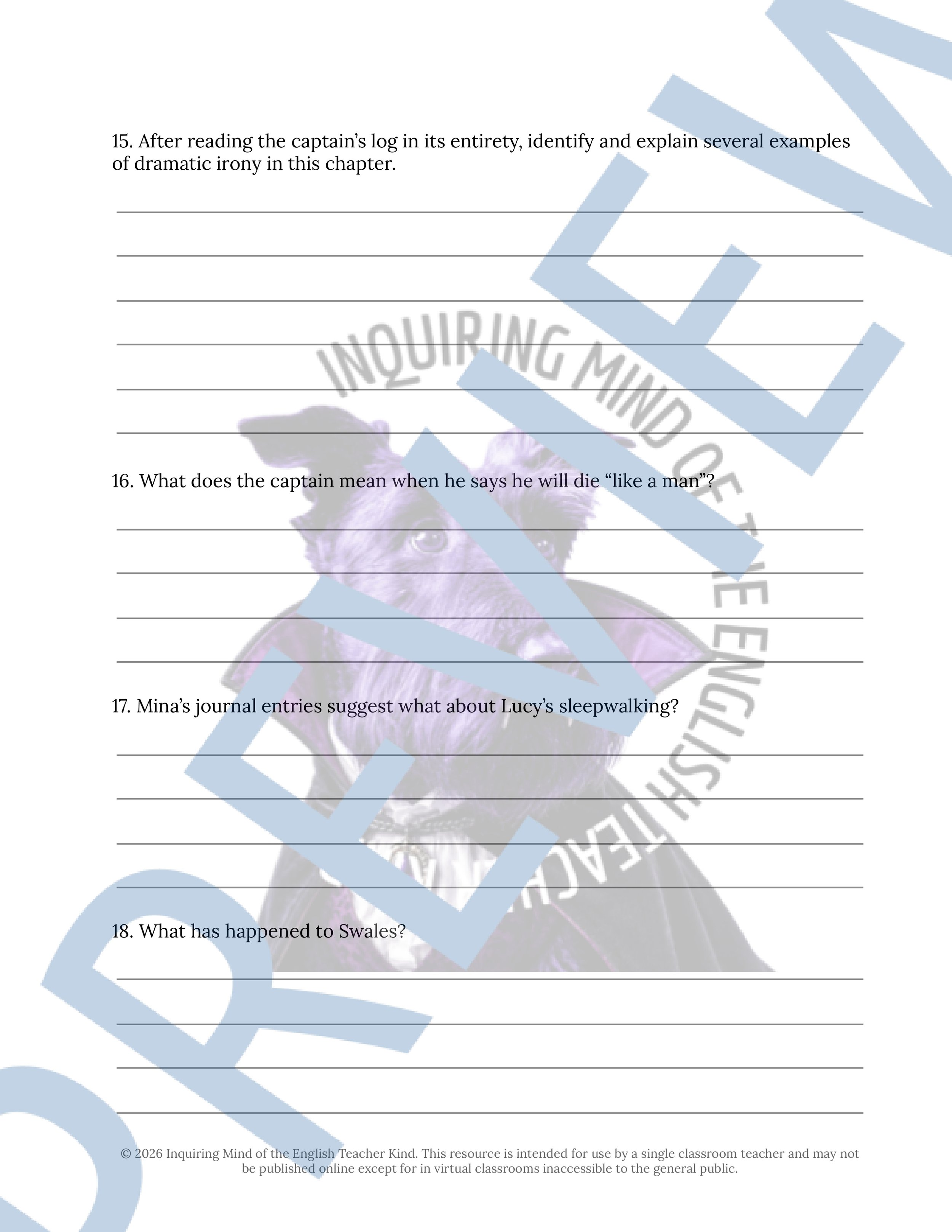 Dracula Chapter 7 Close Reading Analysis Worksheet and Answer Key for High School English Language Arts (4).jpg