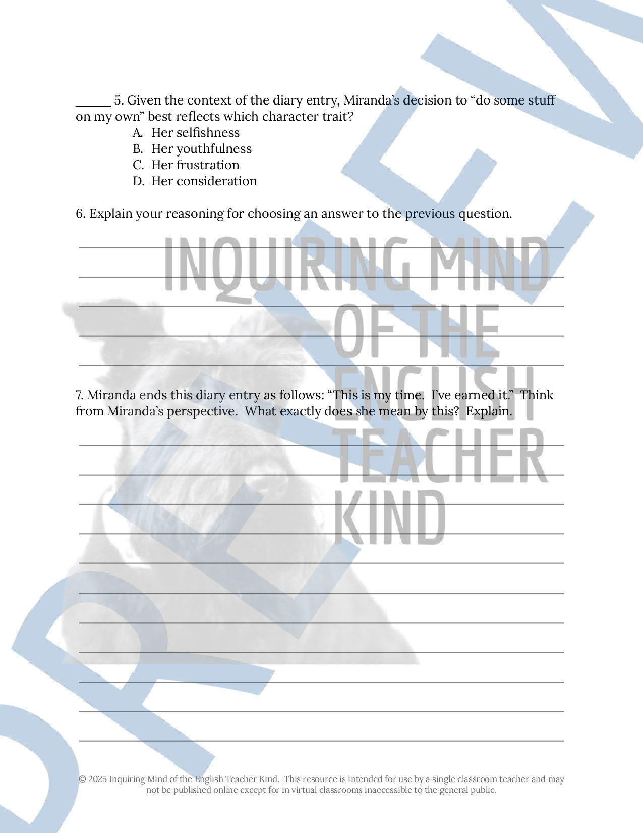 Life As We Knew It by Susan Beth Pfeffer Chapter 19 Close Reading Inference Worksheet and Answer Key