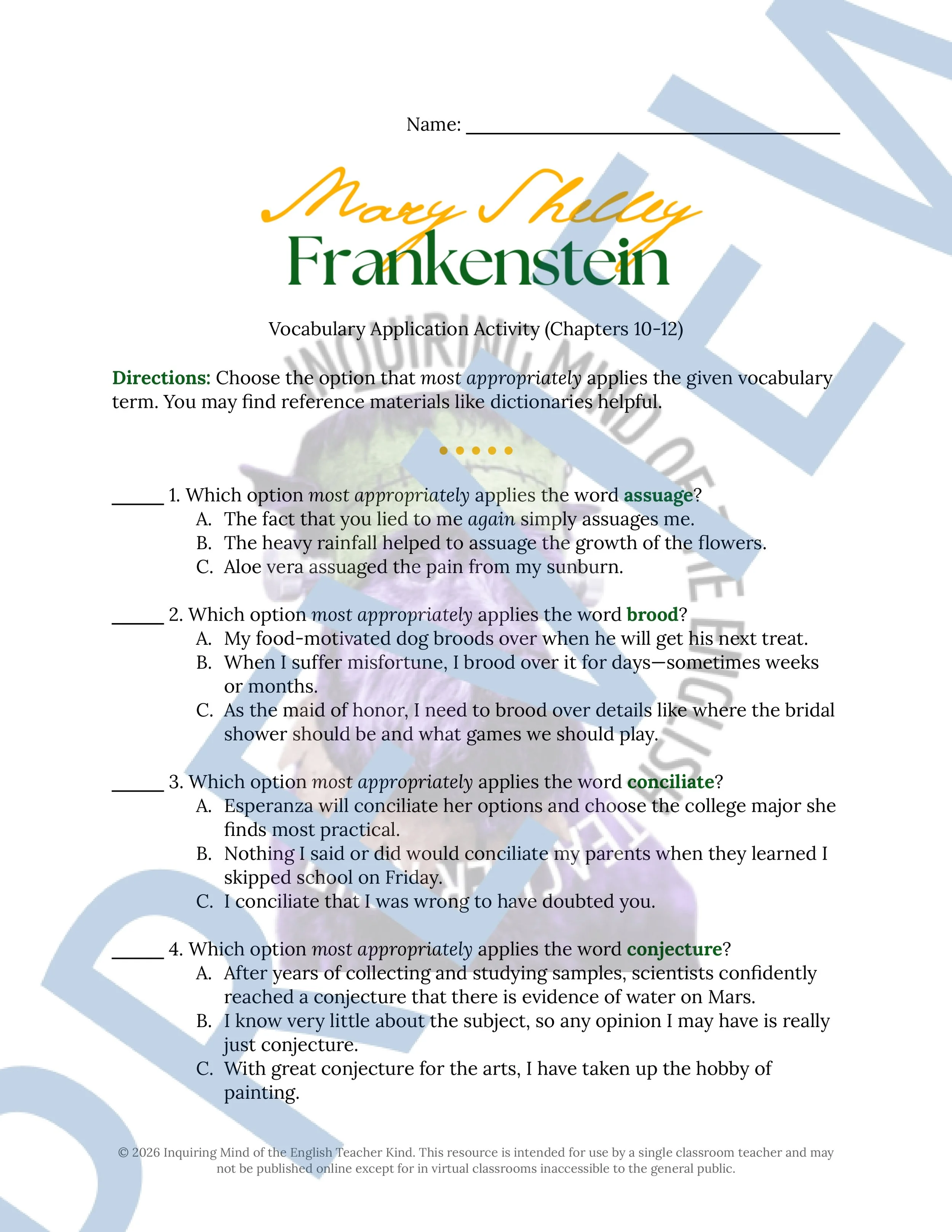 Frankenstein Chapters 10, 11, and 12 Vocabulary Activities (1).jpg