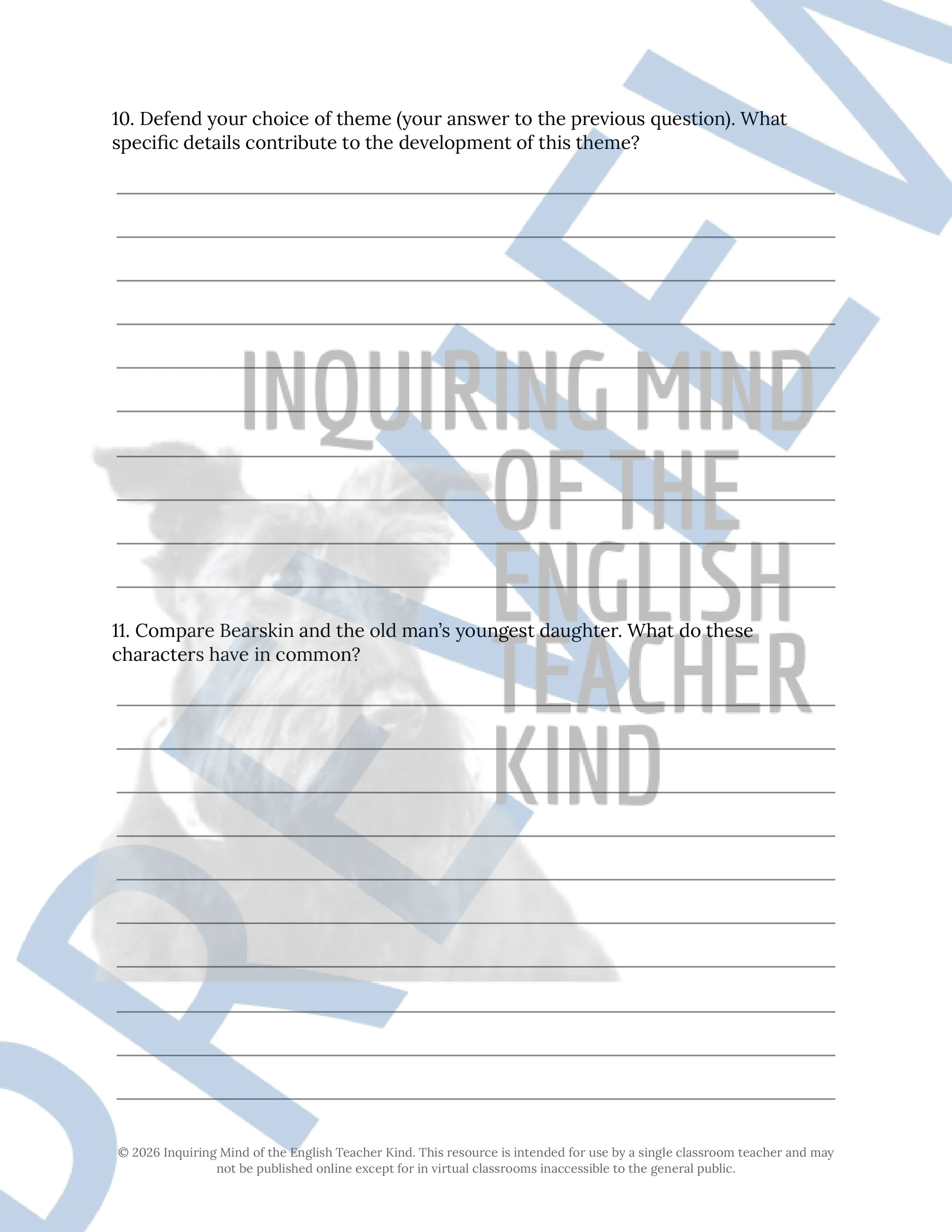 Bearskin by the Brothers Grimm Close Reading Analysis Worksheet - Fairy Tale Activity (3).jpg