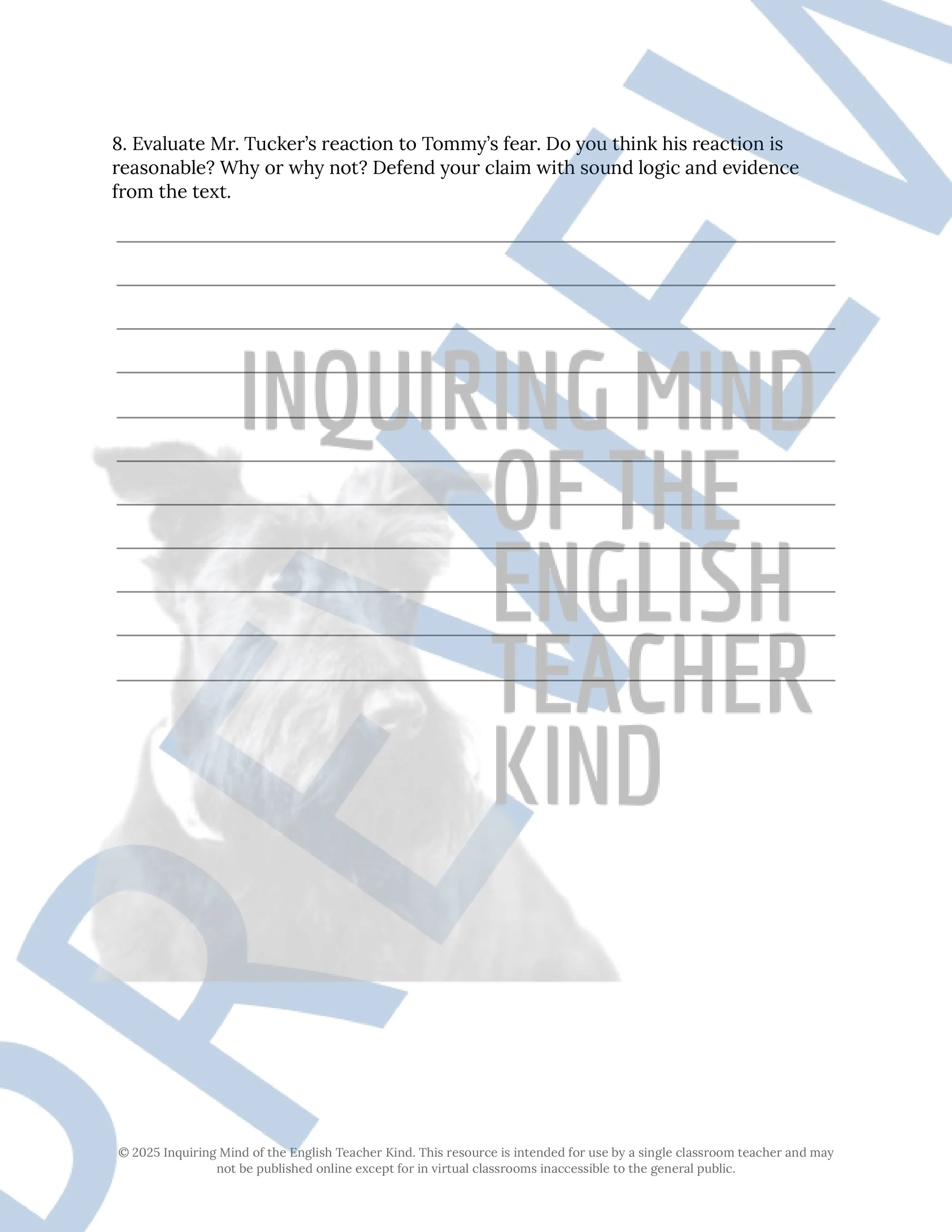 "Thing in the Cellar" by David H. Keller Quiz, Literary Analysis Worksheet, Vocabulary Games, and Horror Story for Halloween from Inquiring Mind of the English Teacher Kind