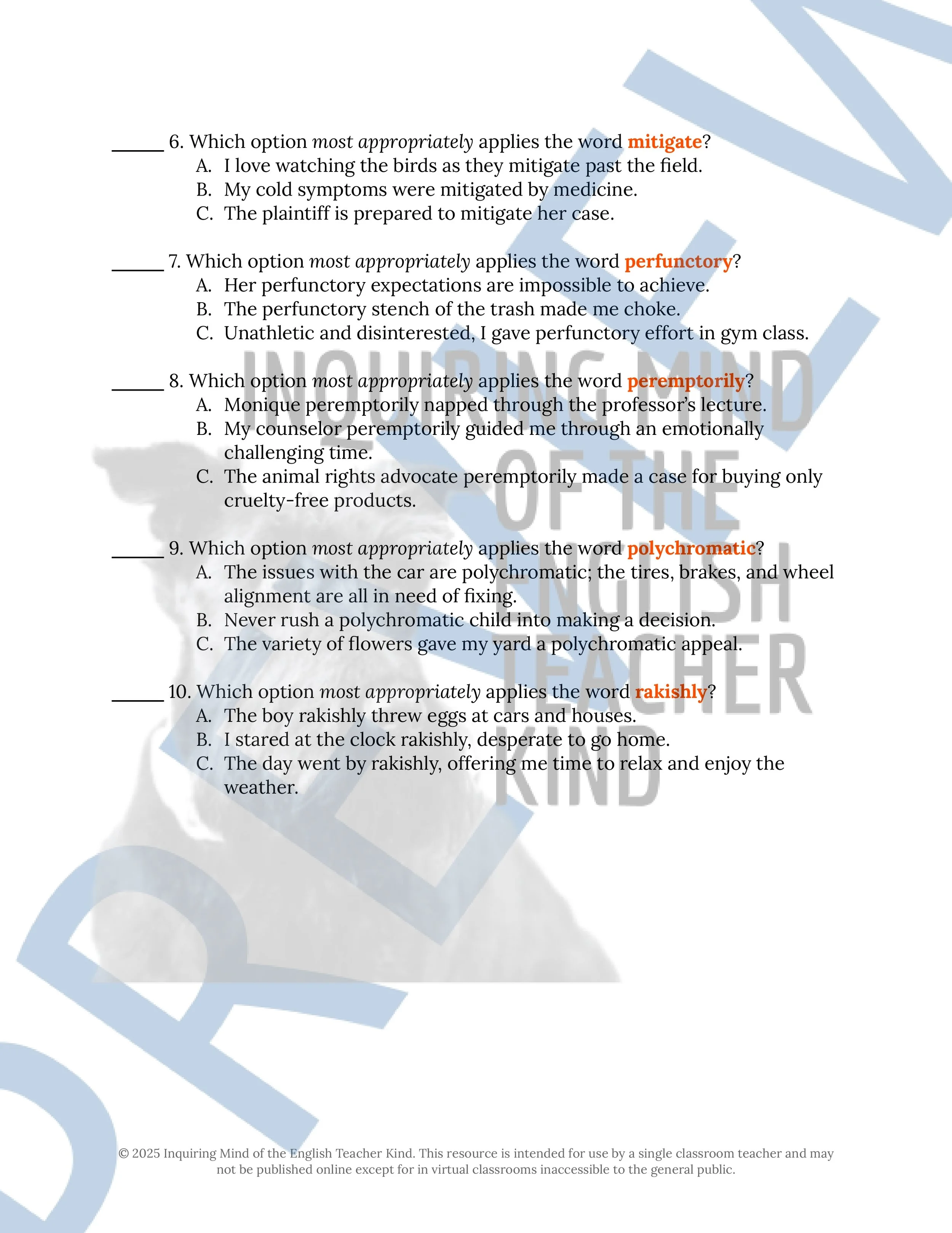 "The Furnished Room" by O. Henry Quiz, Literary Analysis Worksheet, and Vocabulary Activities for High School from Inquiring Mind of the English Teacher Kind