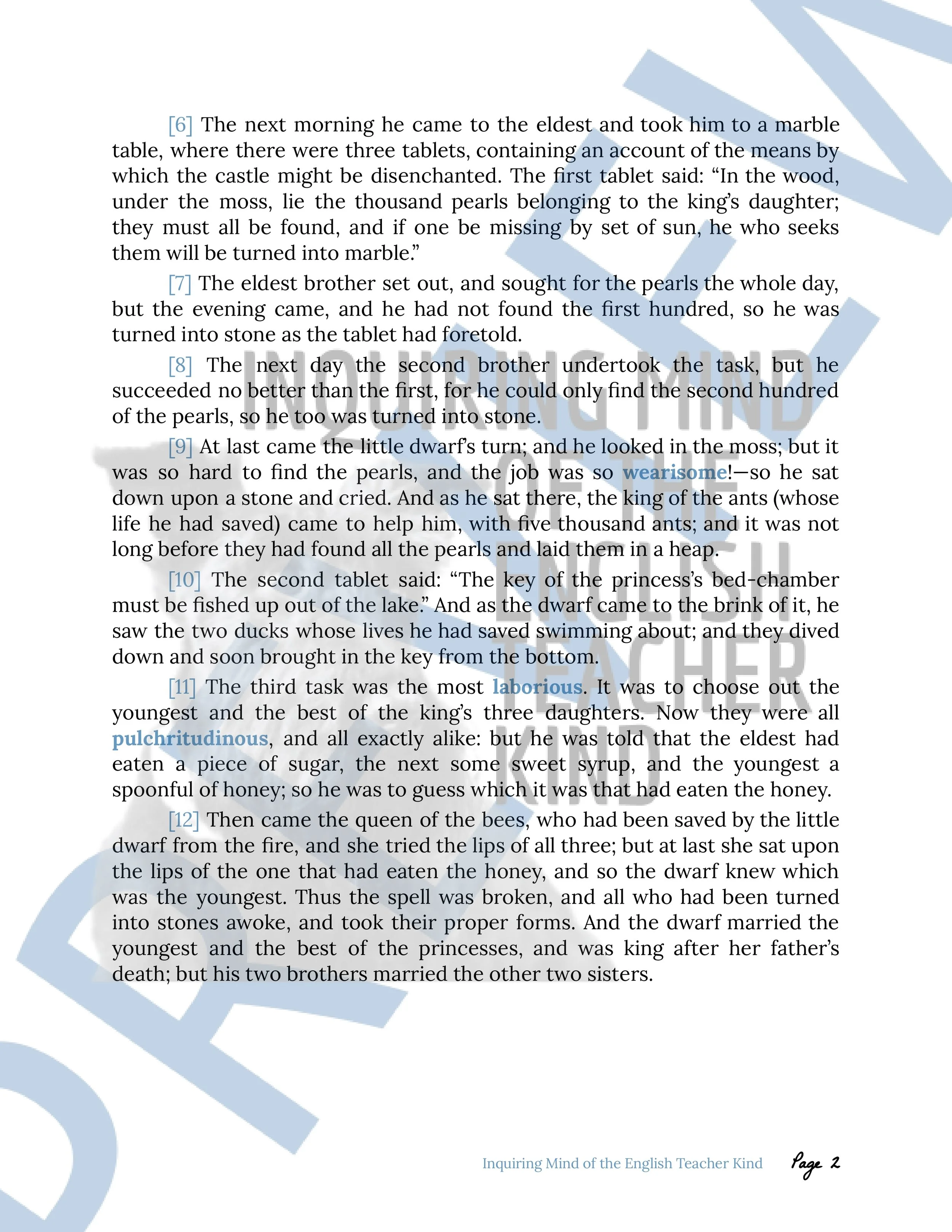 The Queen Bee by the Brothers Grimm (2).jpg