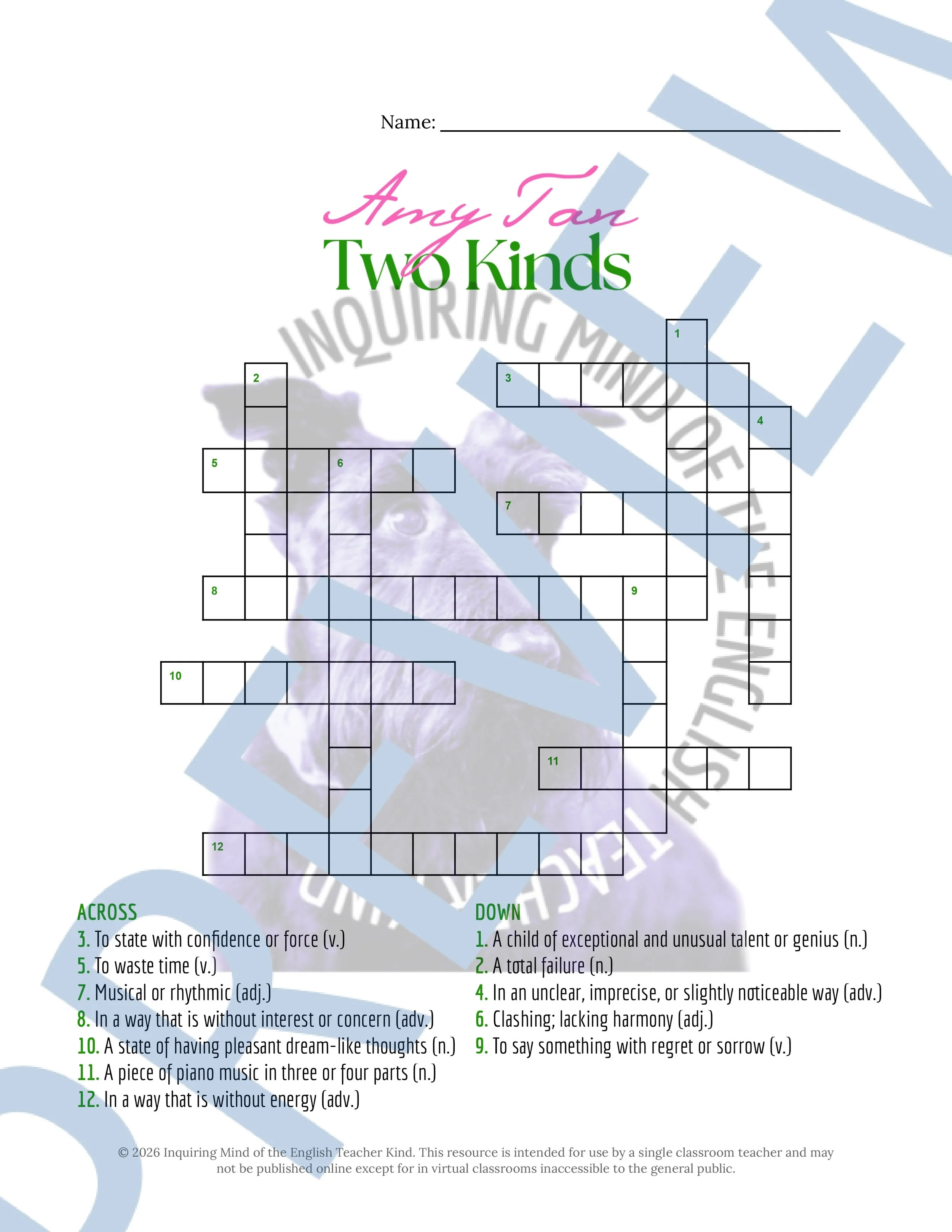 Two Kinds by Amy Tan Vocabulary Activities (3).jpg