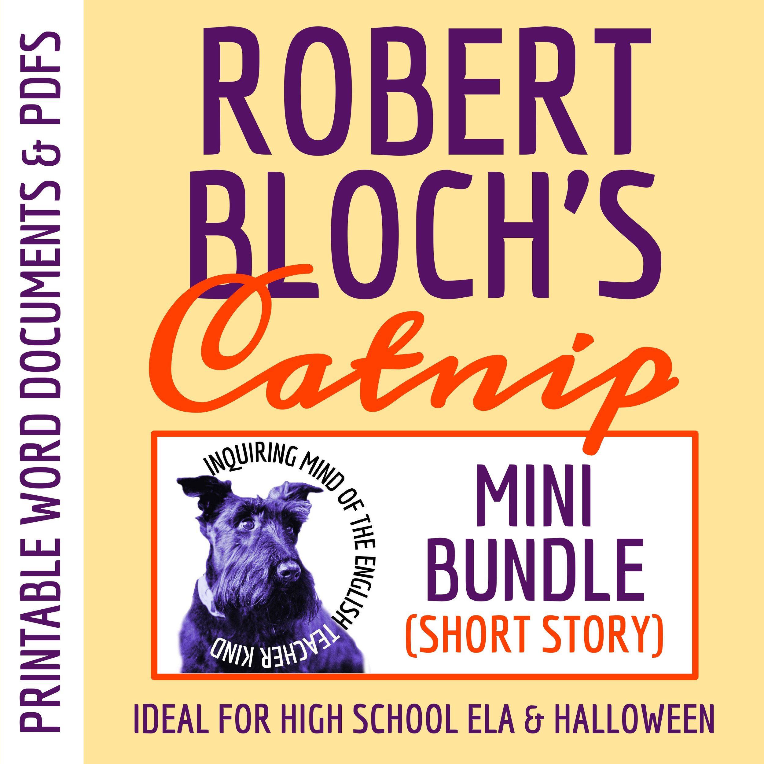Catnip by Robert Bloch High School Short Story Activities for Halloween Season (7).jpg