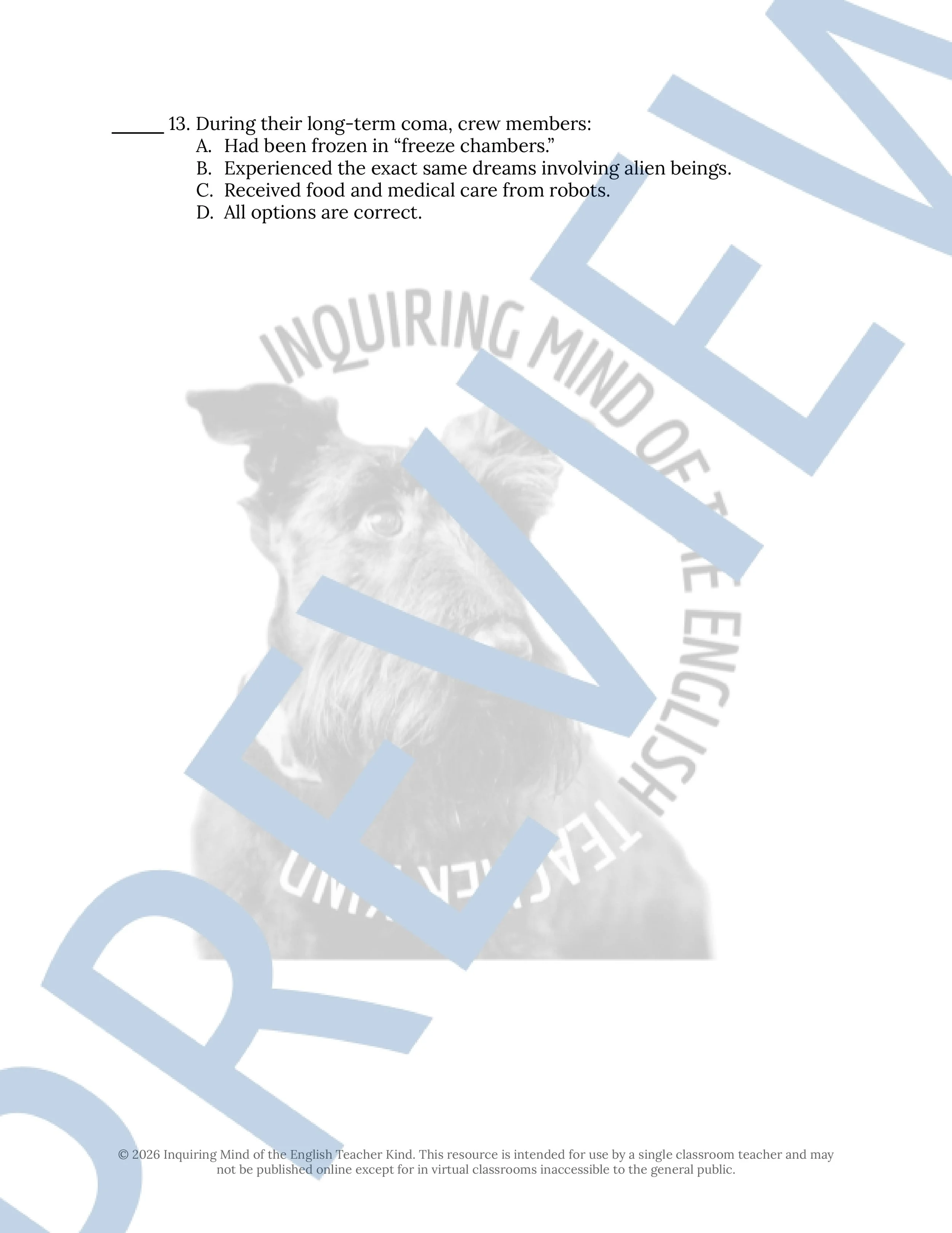 Project Hail Mary Chapters 1, 2, and 3 Quiz and Answer Key (3).jpg