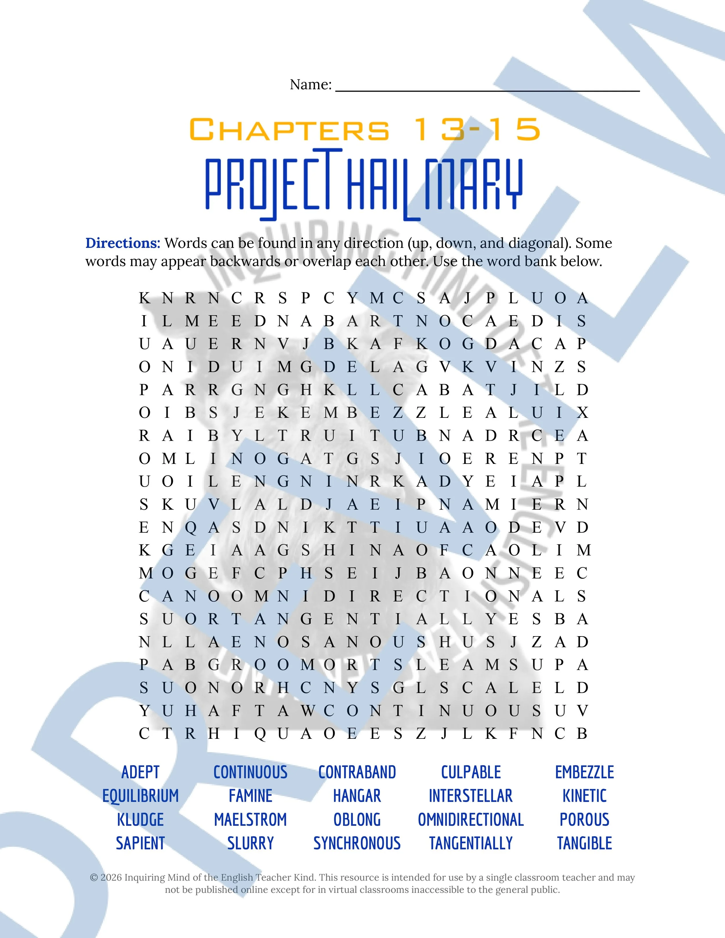 Project Hail Mary Chapters 13, 14, and 15 Vocabulary Activities (4).jpg