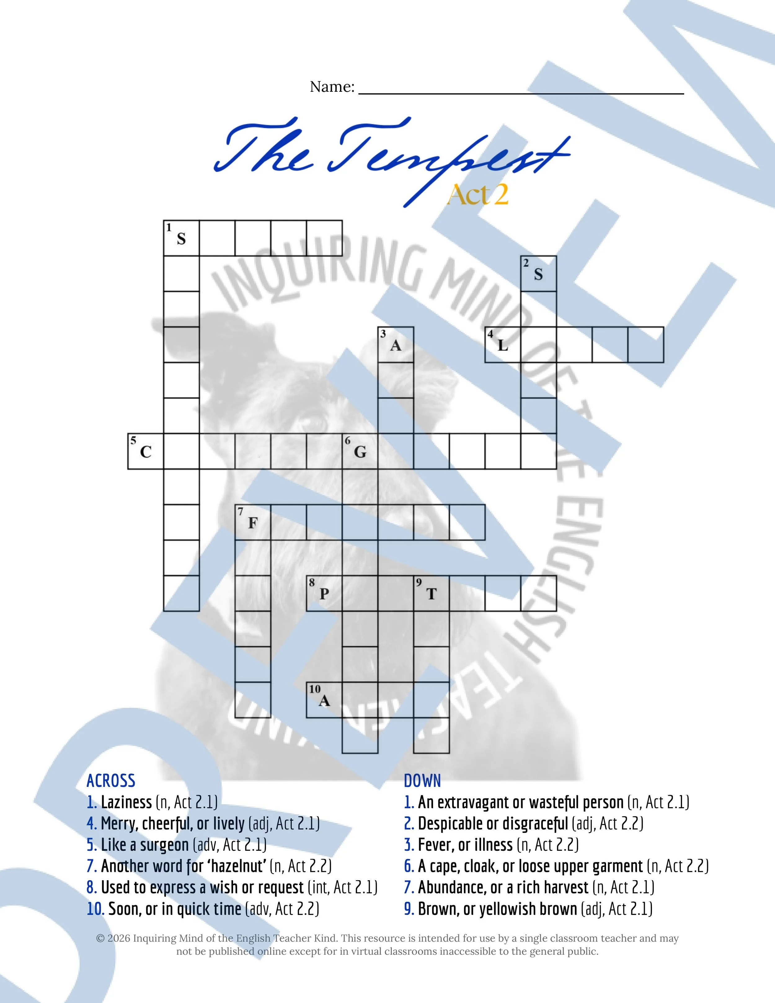 Shakespeare's The Tempest Act 2 Vocabulary Activities (3).jpg