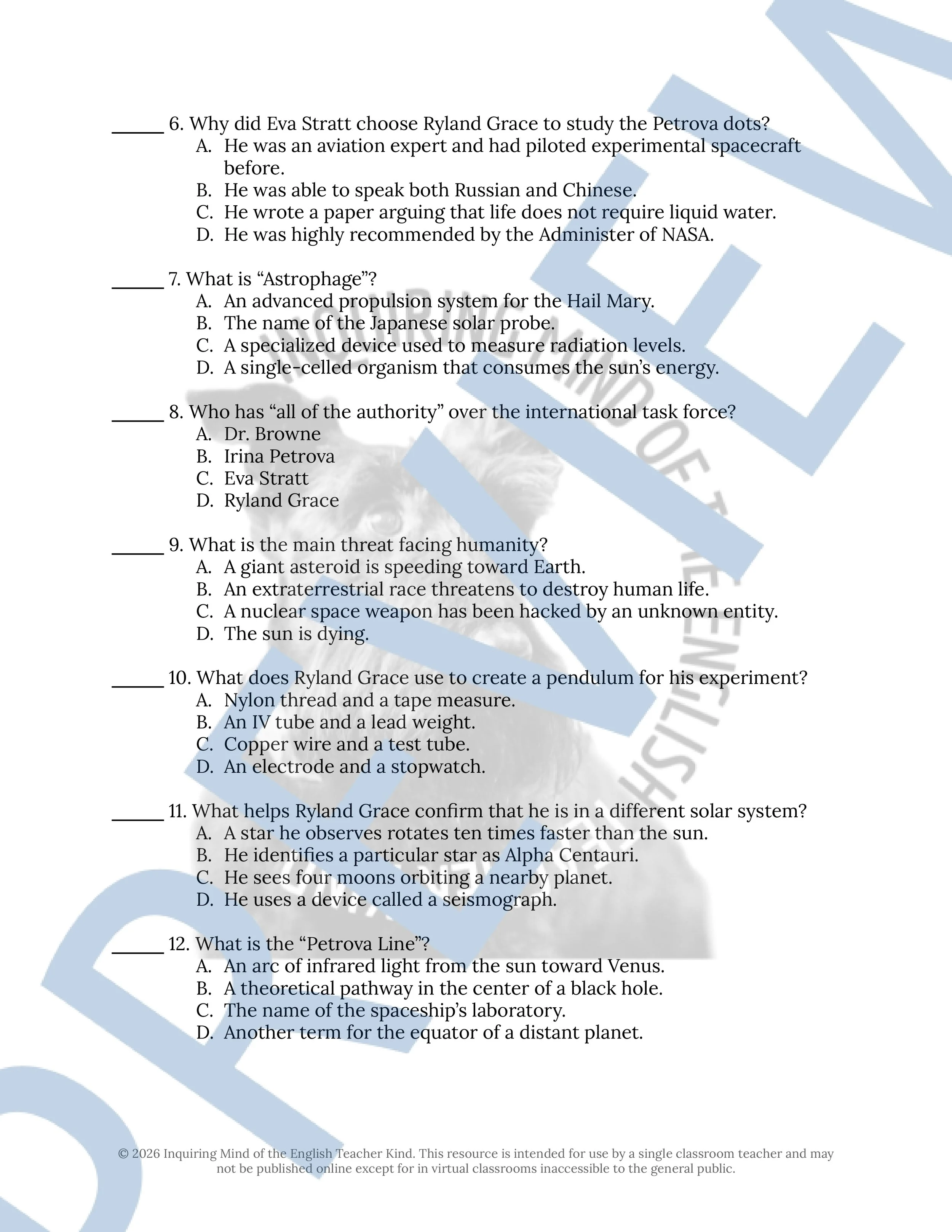 Project Hail Mary Chapters 1, 2, and 3 Quiz and Answer Key (2).jpg
