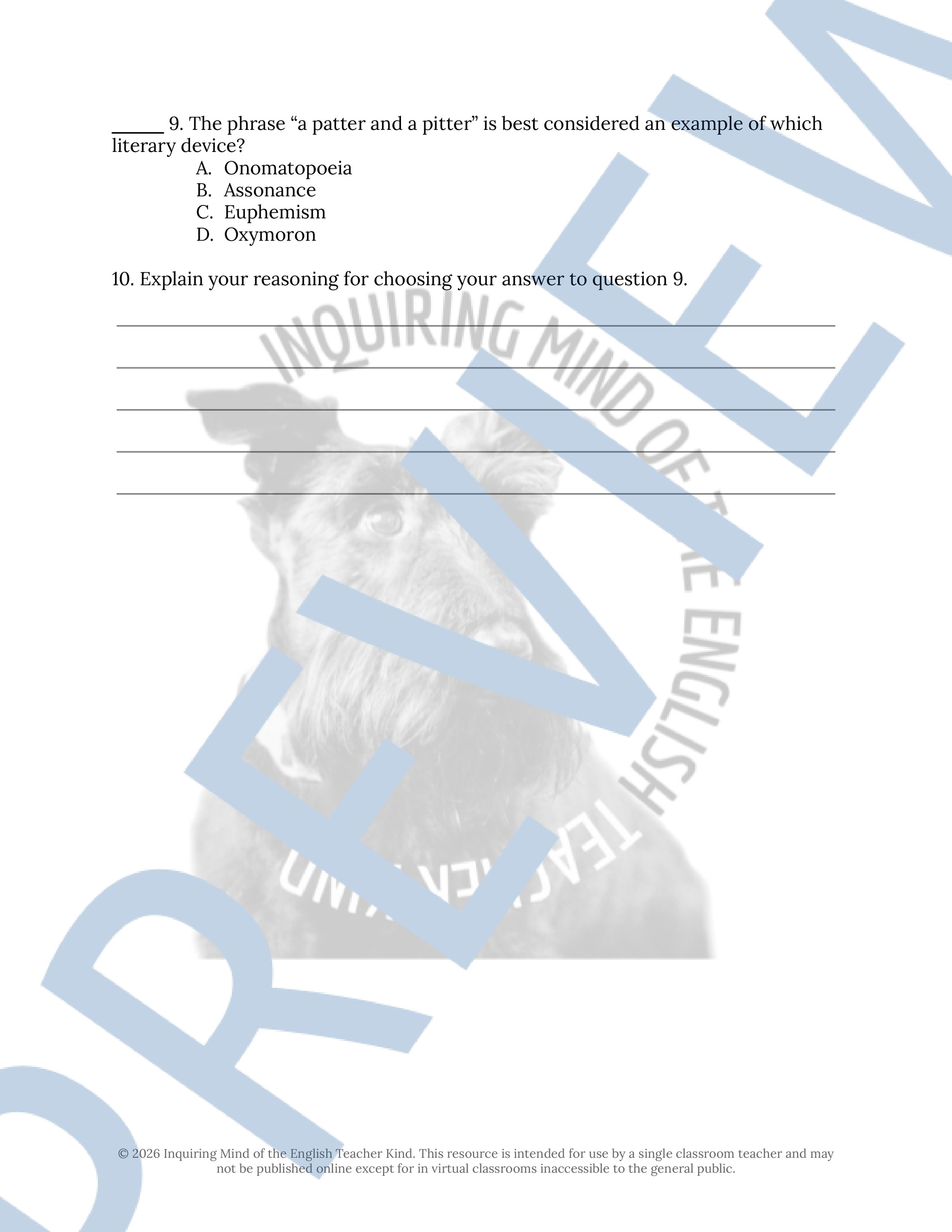 The Hobbit Chapter 5 Close Reading Analysis Worksheet (3).jpg