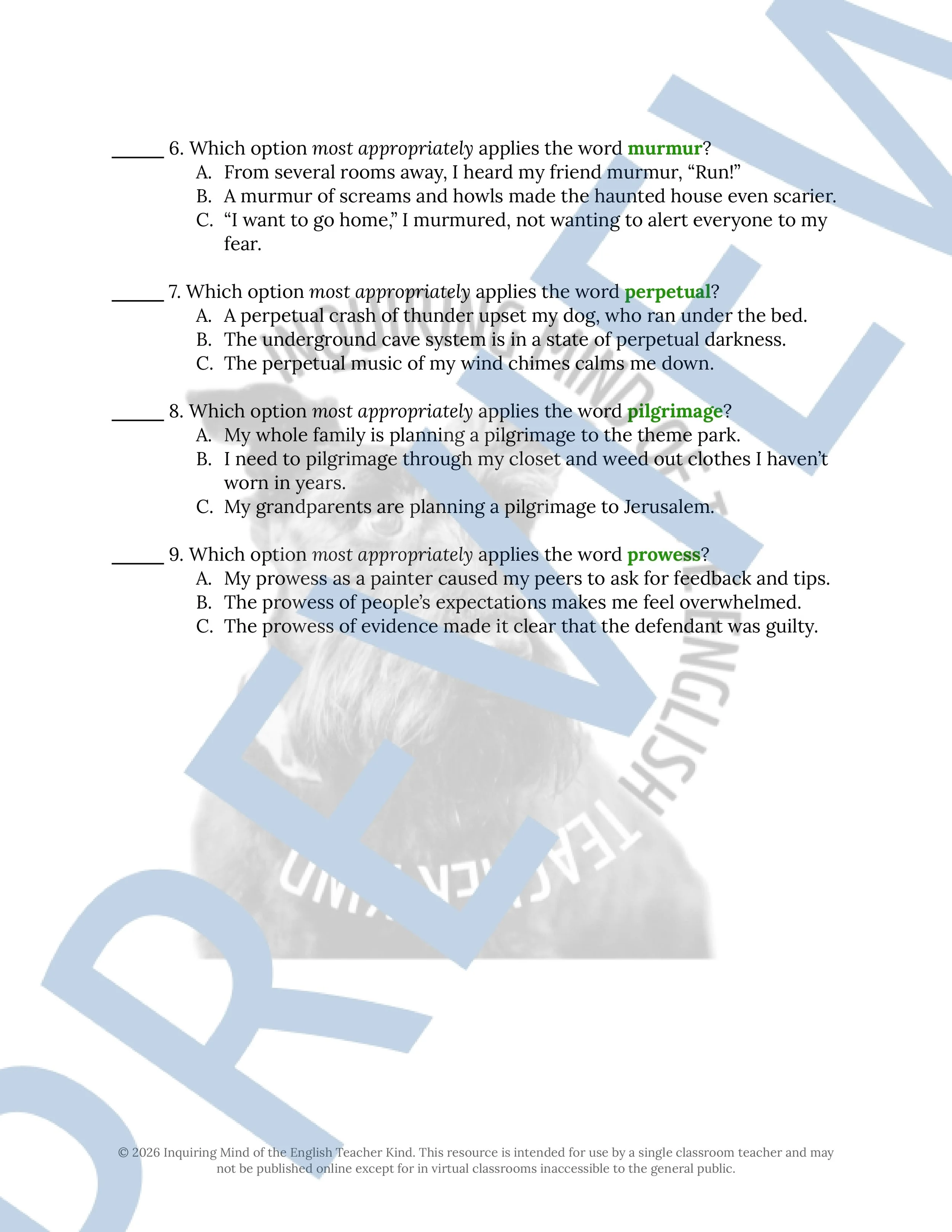 To Kill a Mockingbird Chapters 6 and 7 Vocabulary Worksheet, Crossword Puzzle, and Word Search Game for High School ELA (2).jpg