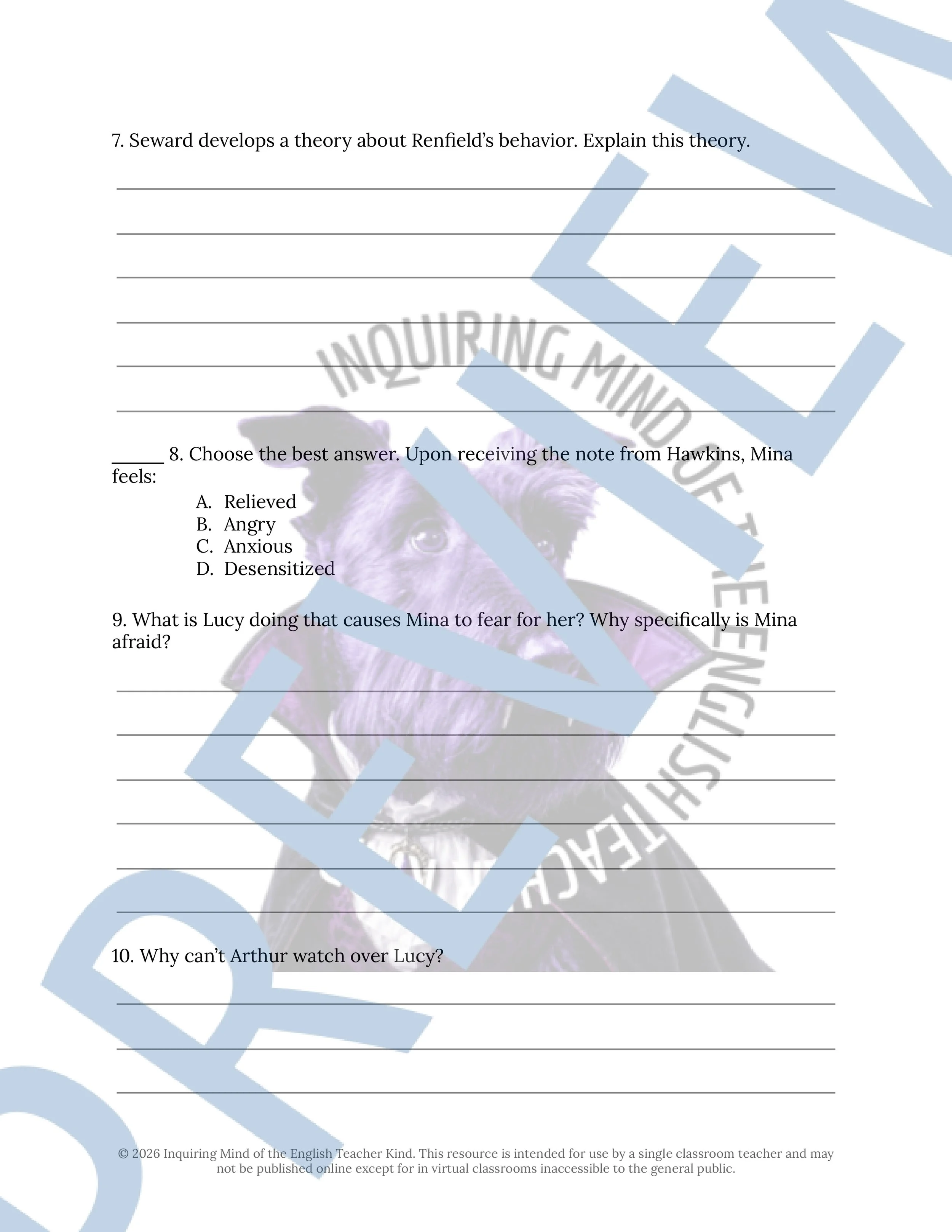 Dracula Chapter 6 Close Reading Analysis Worksheet and Answer Key for High School English Language Arts (3).jpg