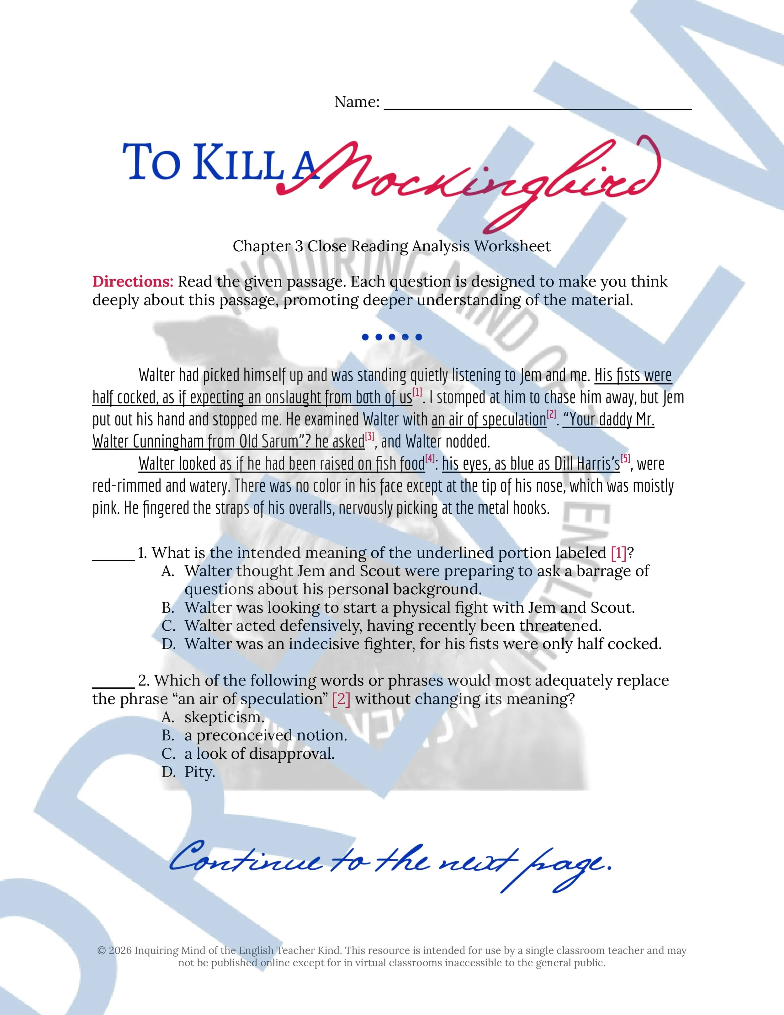 To Kill a Mockingbird Chapter 3 Close Reading Analysis Worksheet (1).jpg