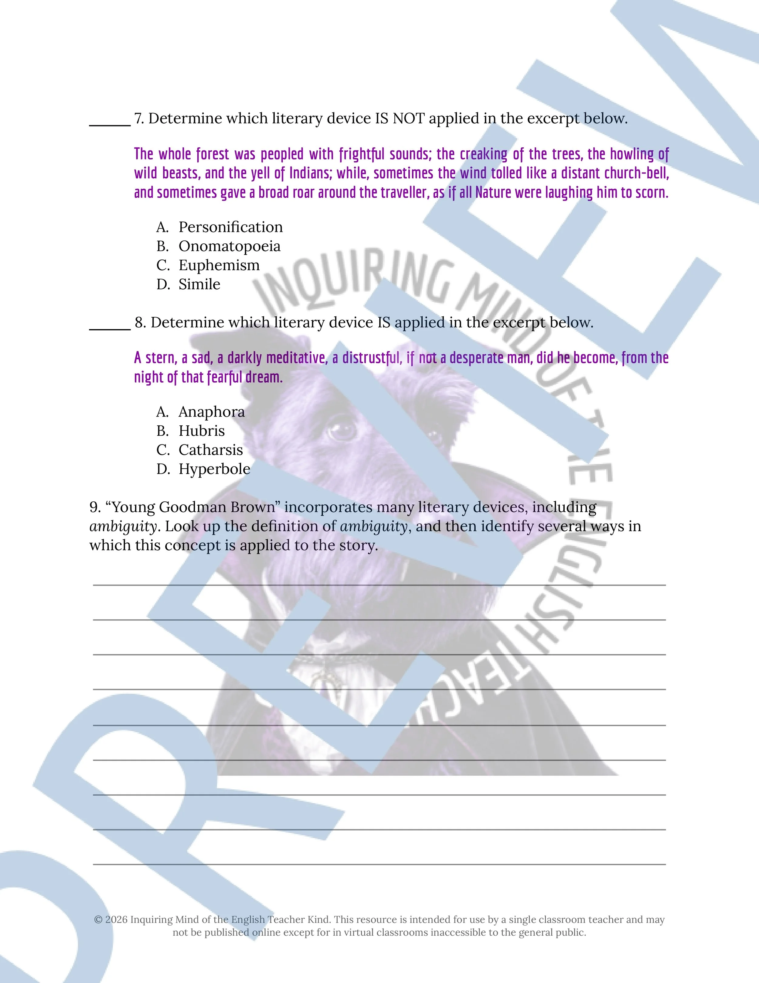 Young Goodman Brown Close Reading Analysis Worksheet (3).jpg