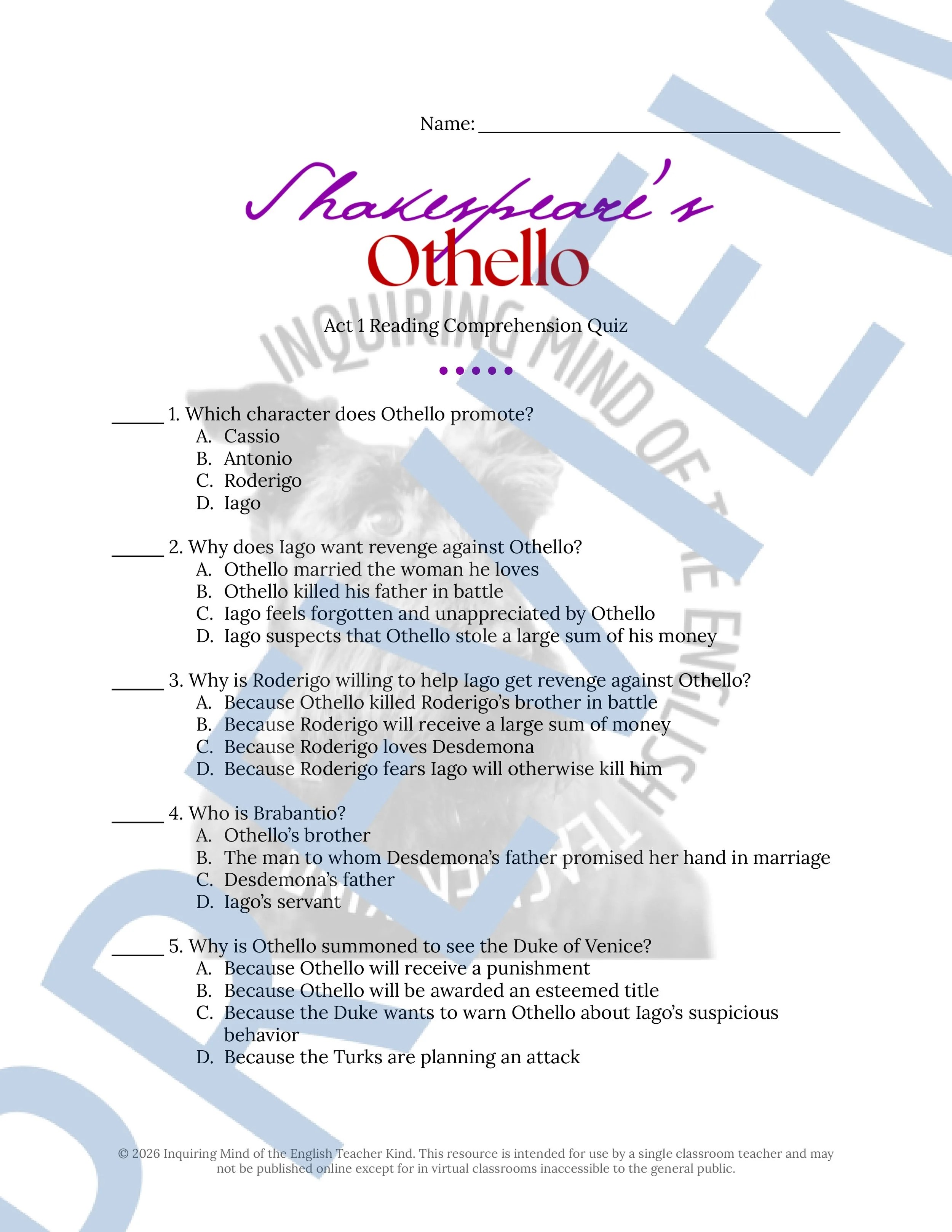 Othello Act 1 Quiz and Answer Key for High School ELA (1).jpg