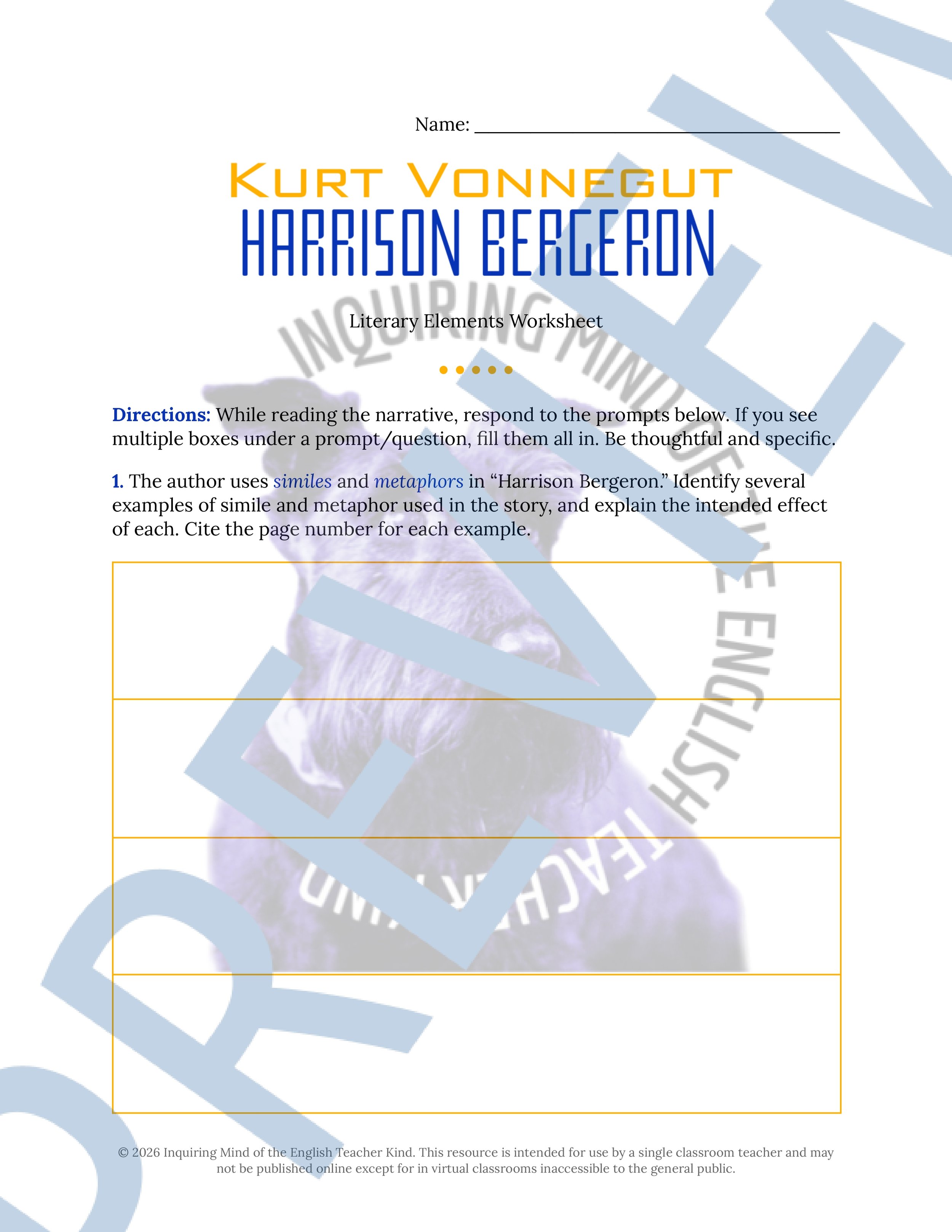 Harrison Bergeron Literary Elements Worksheet and Answer Key (1).jpg