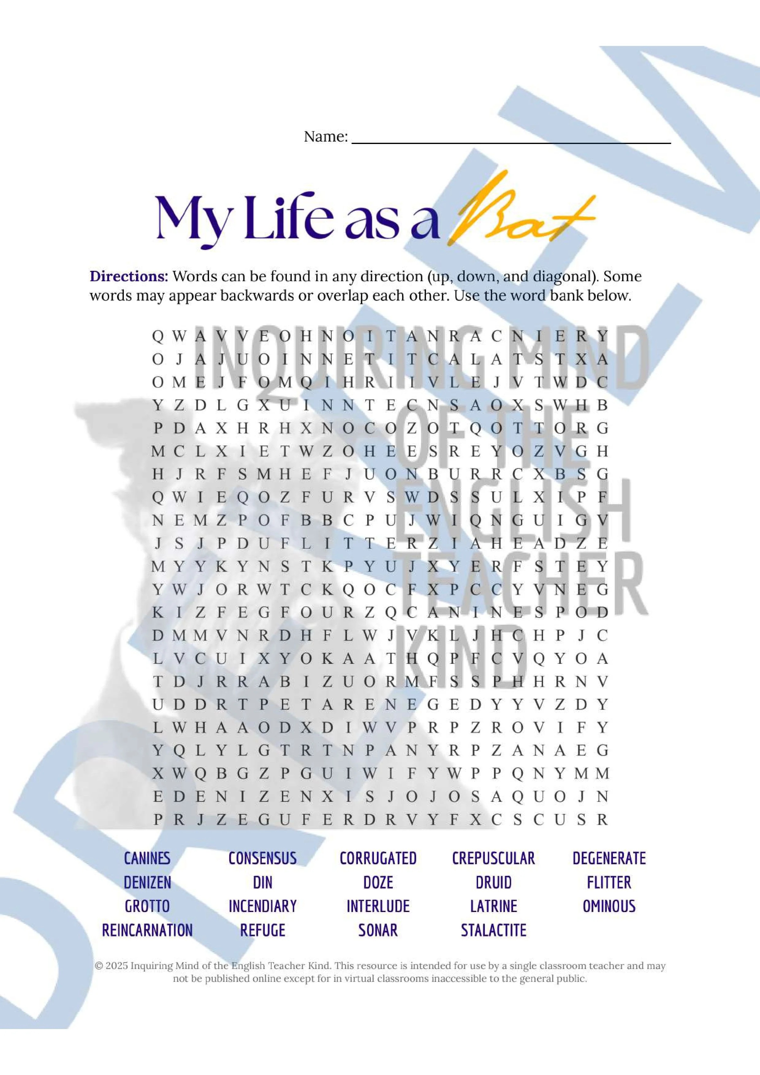 My Life as a Bat Vocabulary Activities (4).jpg