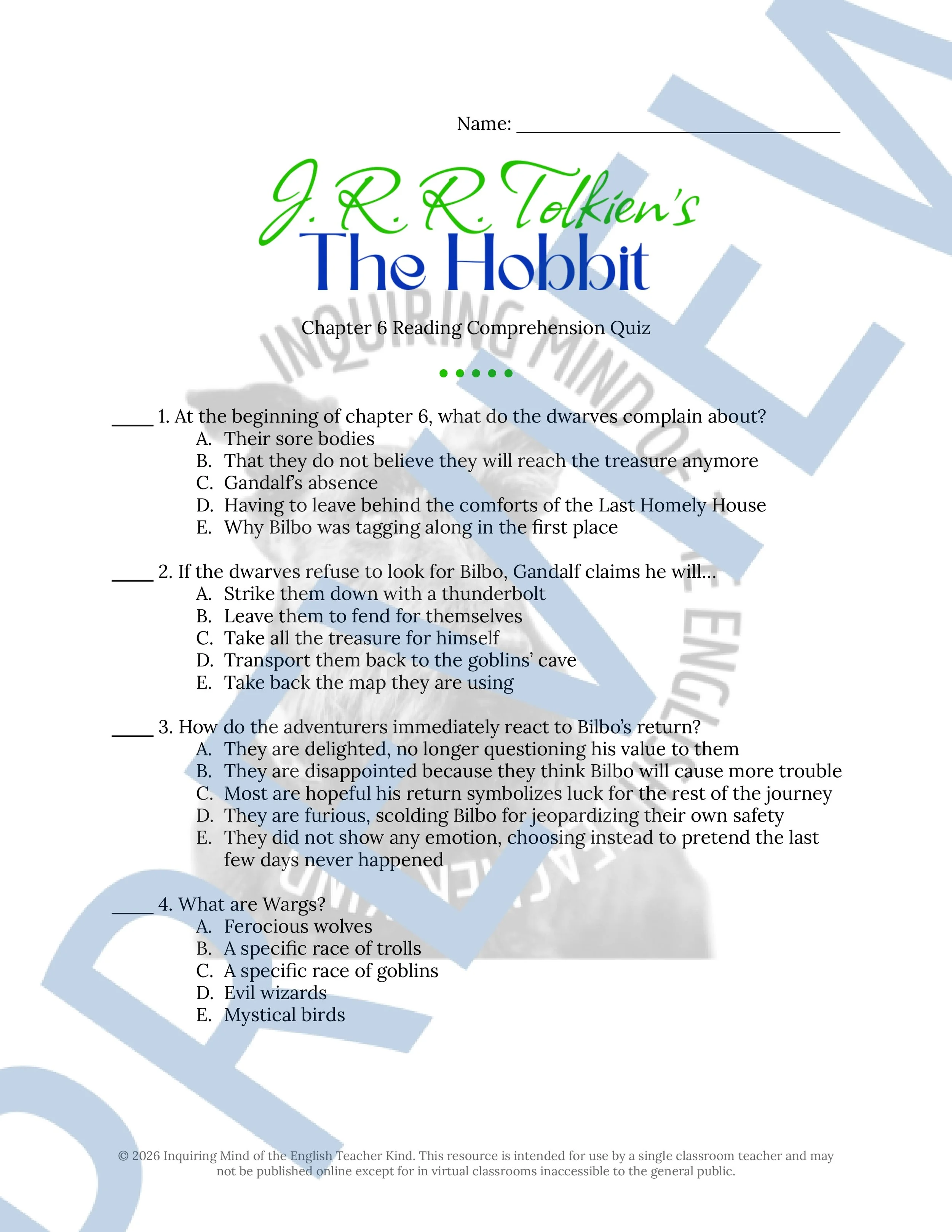 The Hobbit Chapter 6 Quiz and Answer Key (1).jpg