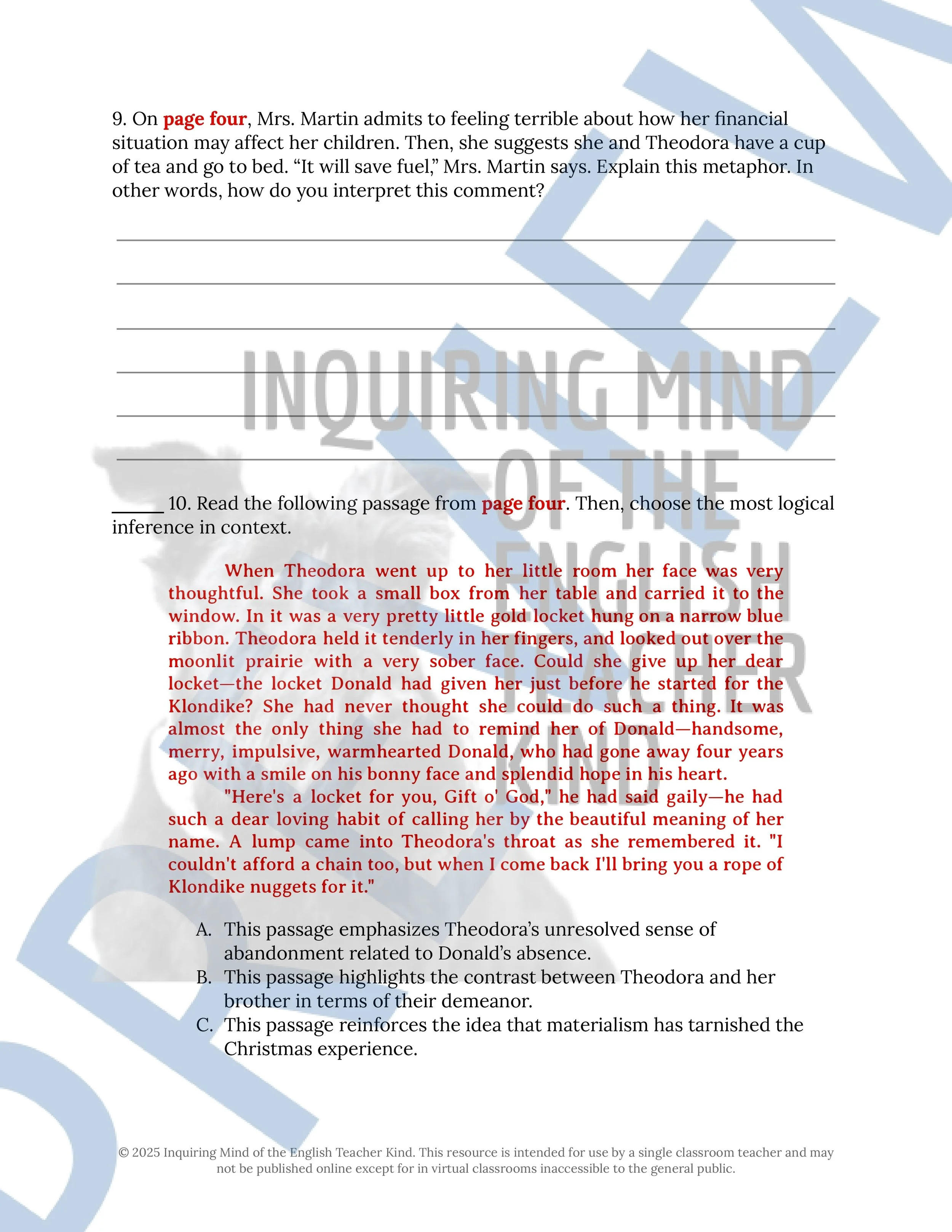 Christmas at Red Butte Close Reading Analysis Worksheet (3).jpg