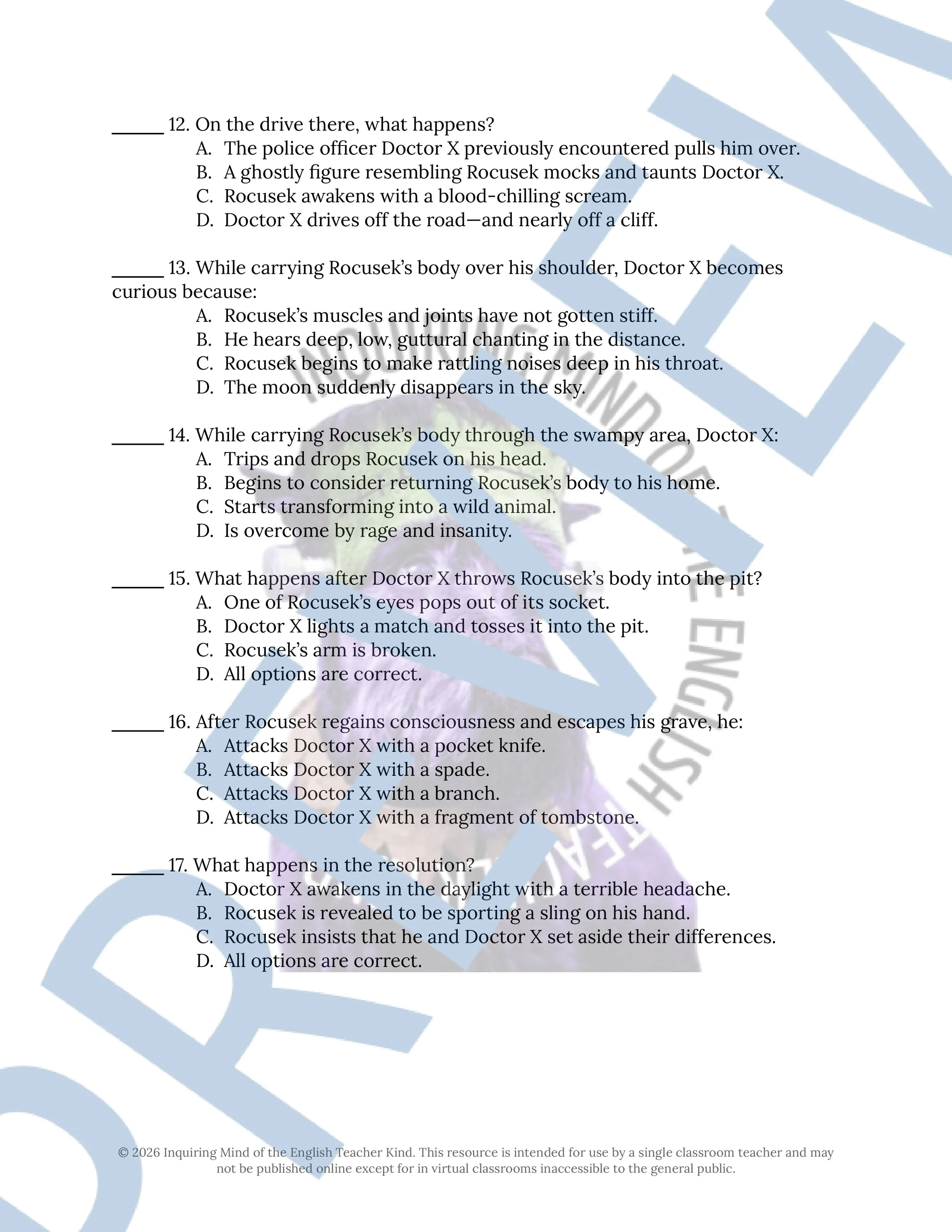 Out of the Grave by Eldridge Morton Quiz and Answer Key - High School Short Story for the Fall and Halloween Seasons (3).jpg