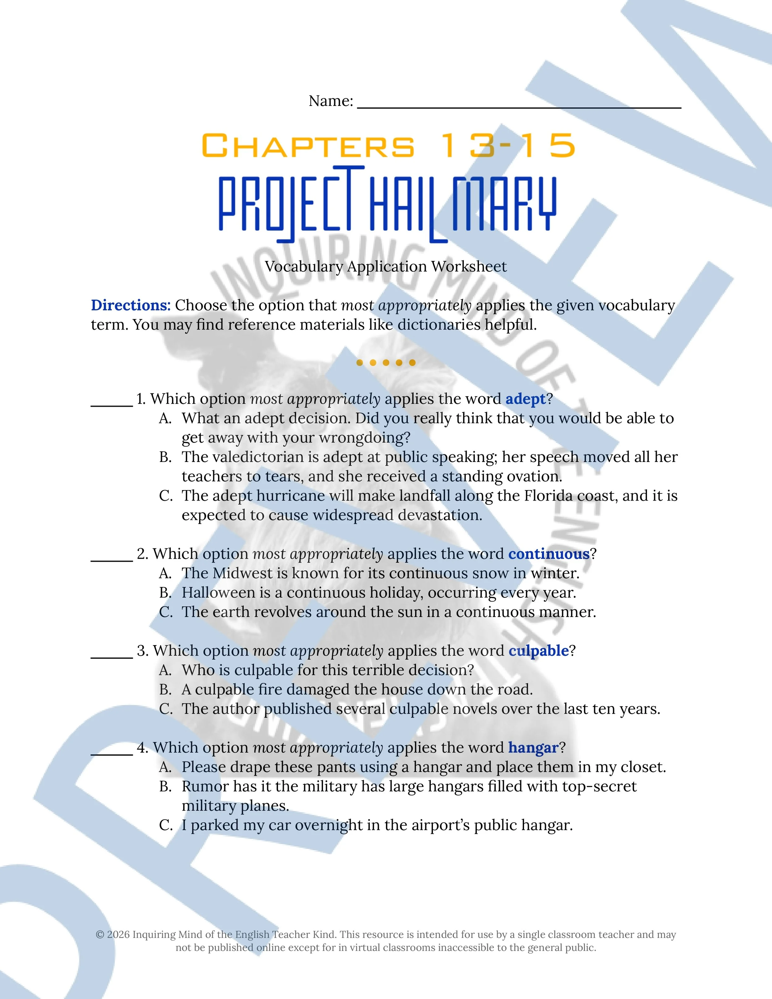 Project Hail Mary Chapters 13, 14, and 15 Vocabulary Activities (1).jpg