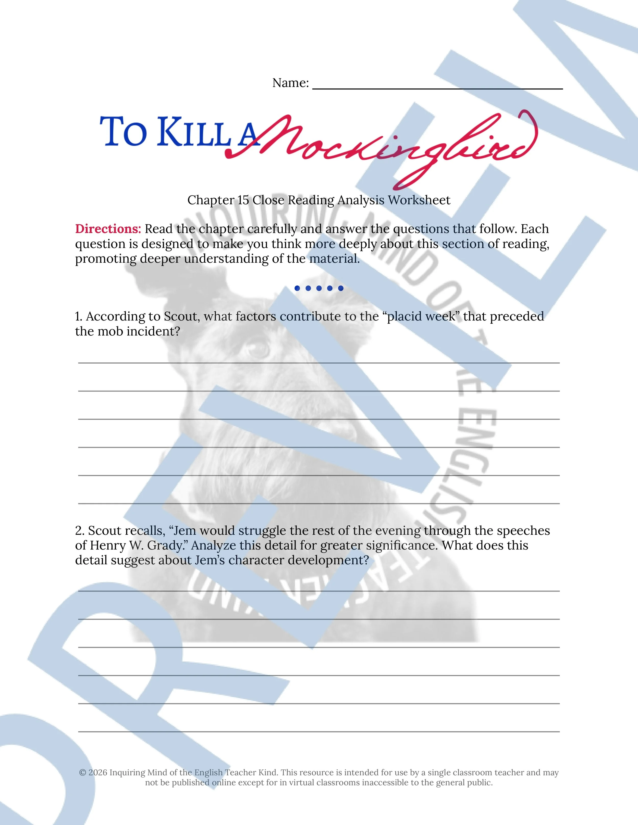 To Kill a Mockingbird Chapter 15 Close Reading Analysis Worksheet (1).jpg