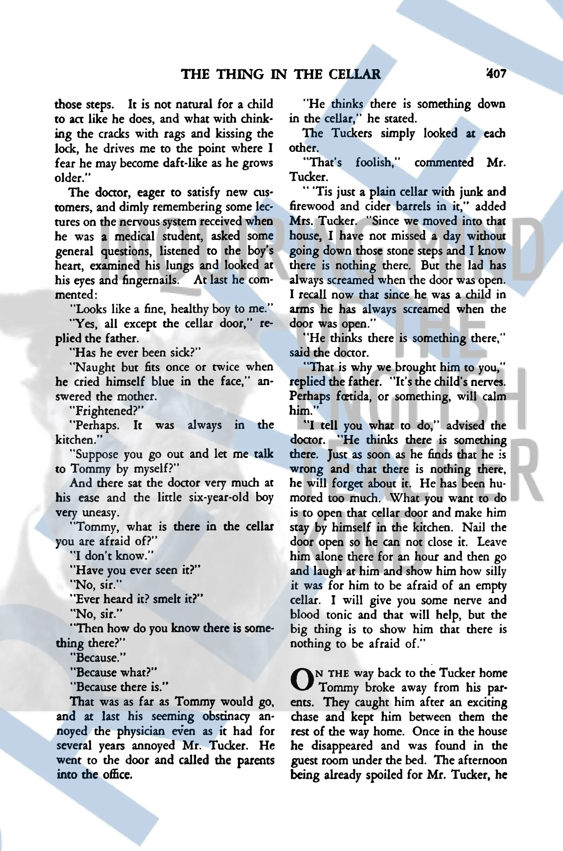 The Thing in the Cellar by David H. Keller Halloween Short Story Quiz and Answer Key from Inquiring Mind of the English Teacher Kind (9).jpg
