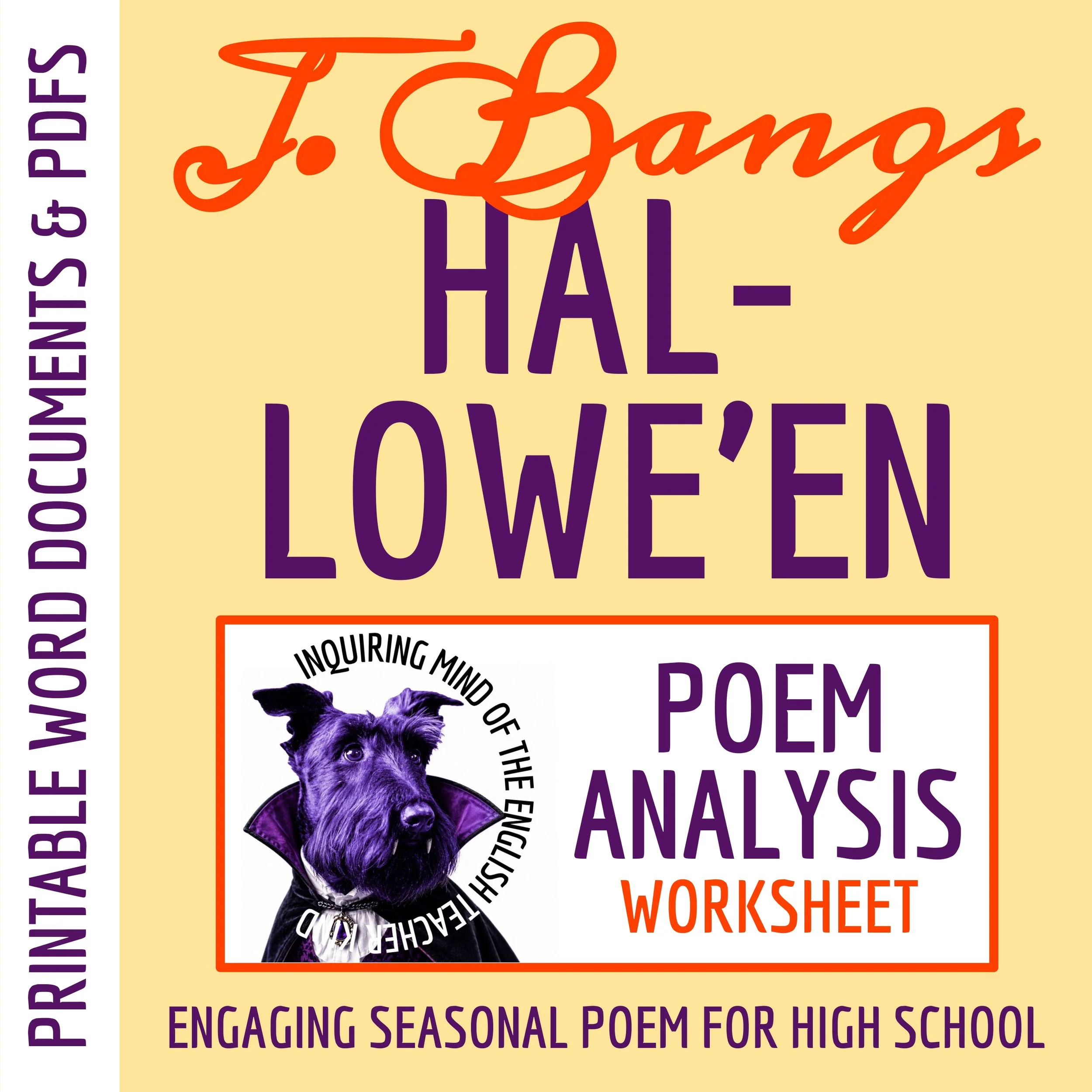 Halloween by John Kendrick Bangs Poetry Analysis Worksheet for High School English Language Arts (13).jpg