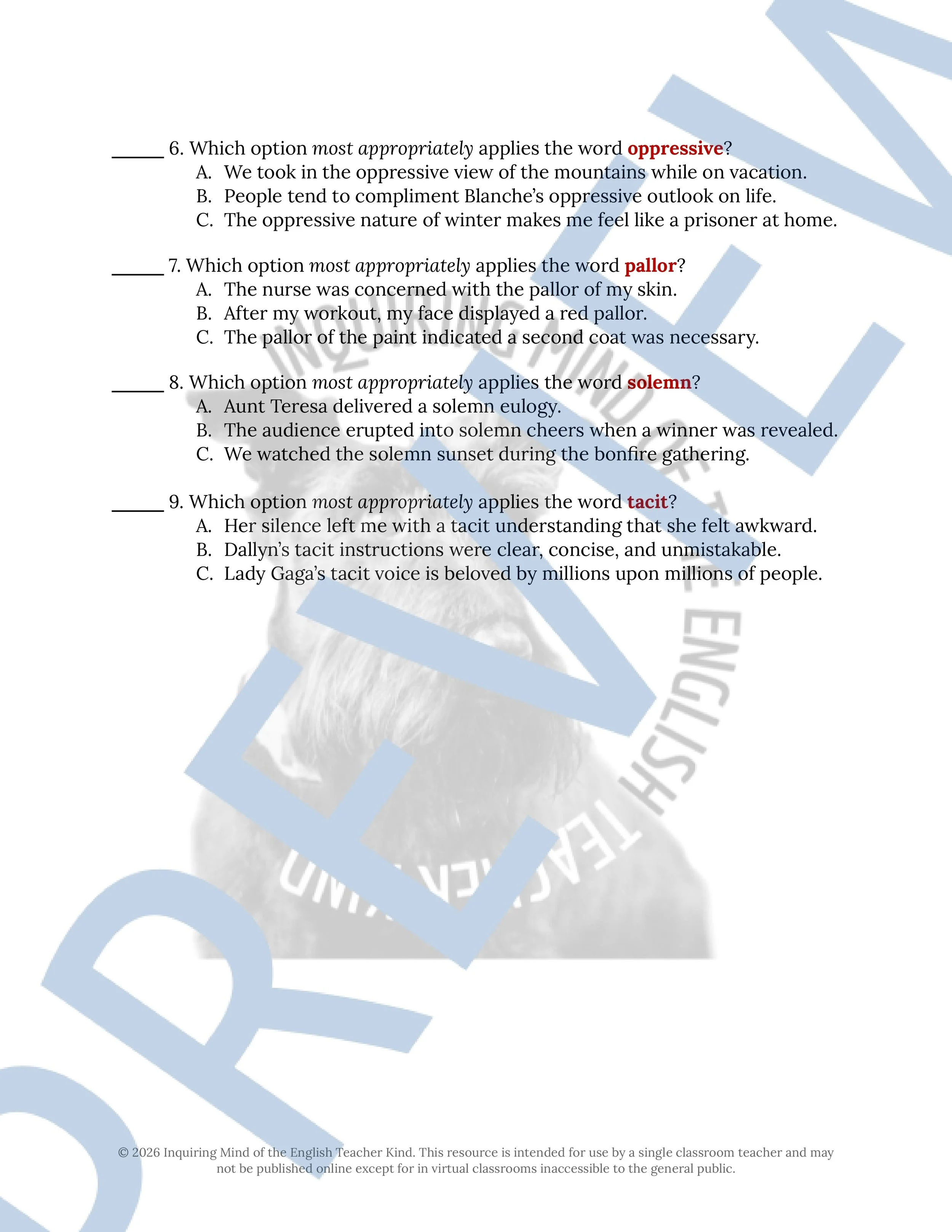 Lord of the Flies Chapter 3 Vocabulary Activities for High School English Language Arts (2).jpg