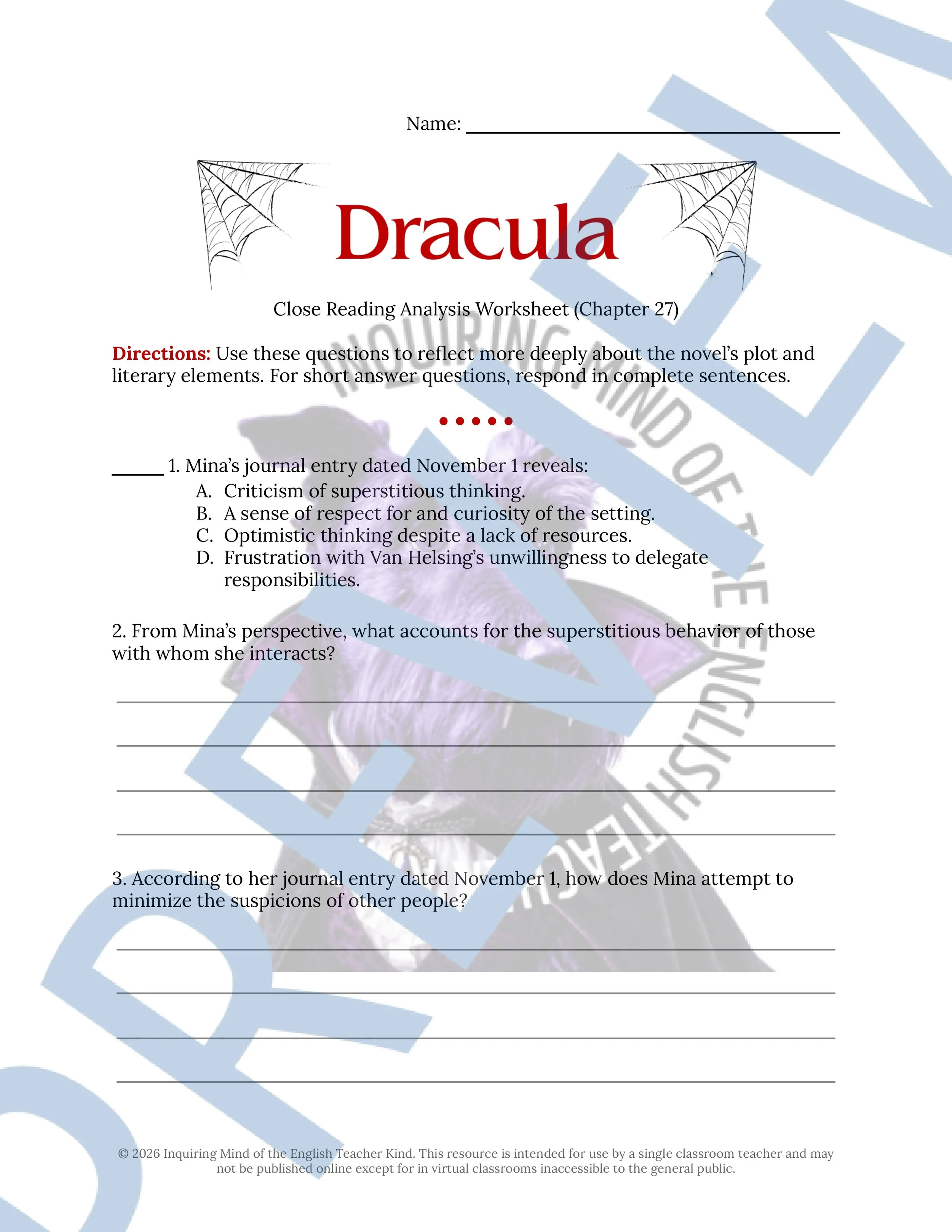 Dracula Chapter 27 Close Reading Analysis Worksheet for High School English Language Arts (1).jpg