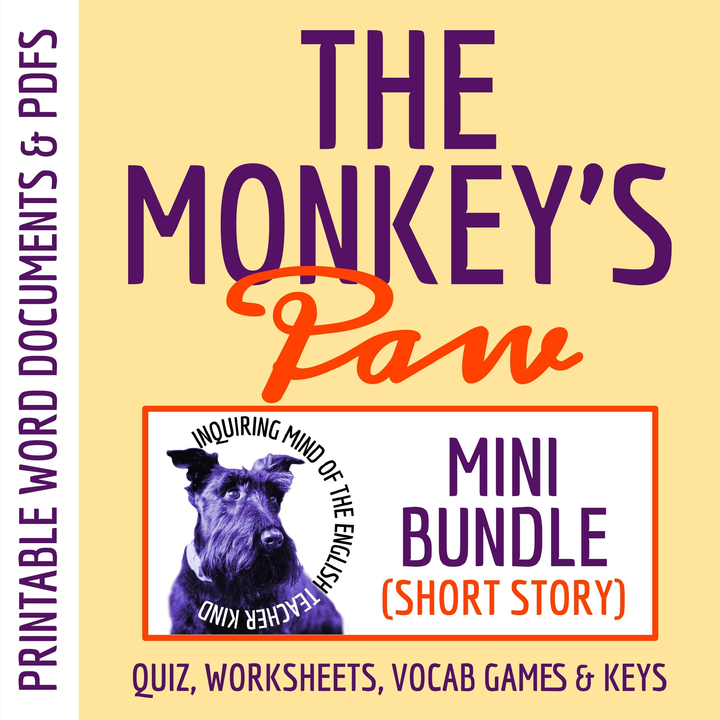 The Monkey's Paw by W. W. Jacobs Short Story Activities and Assessments for High School English Language Arts (10).jpg