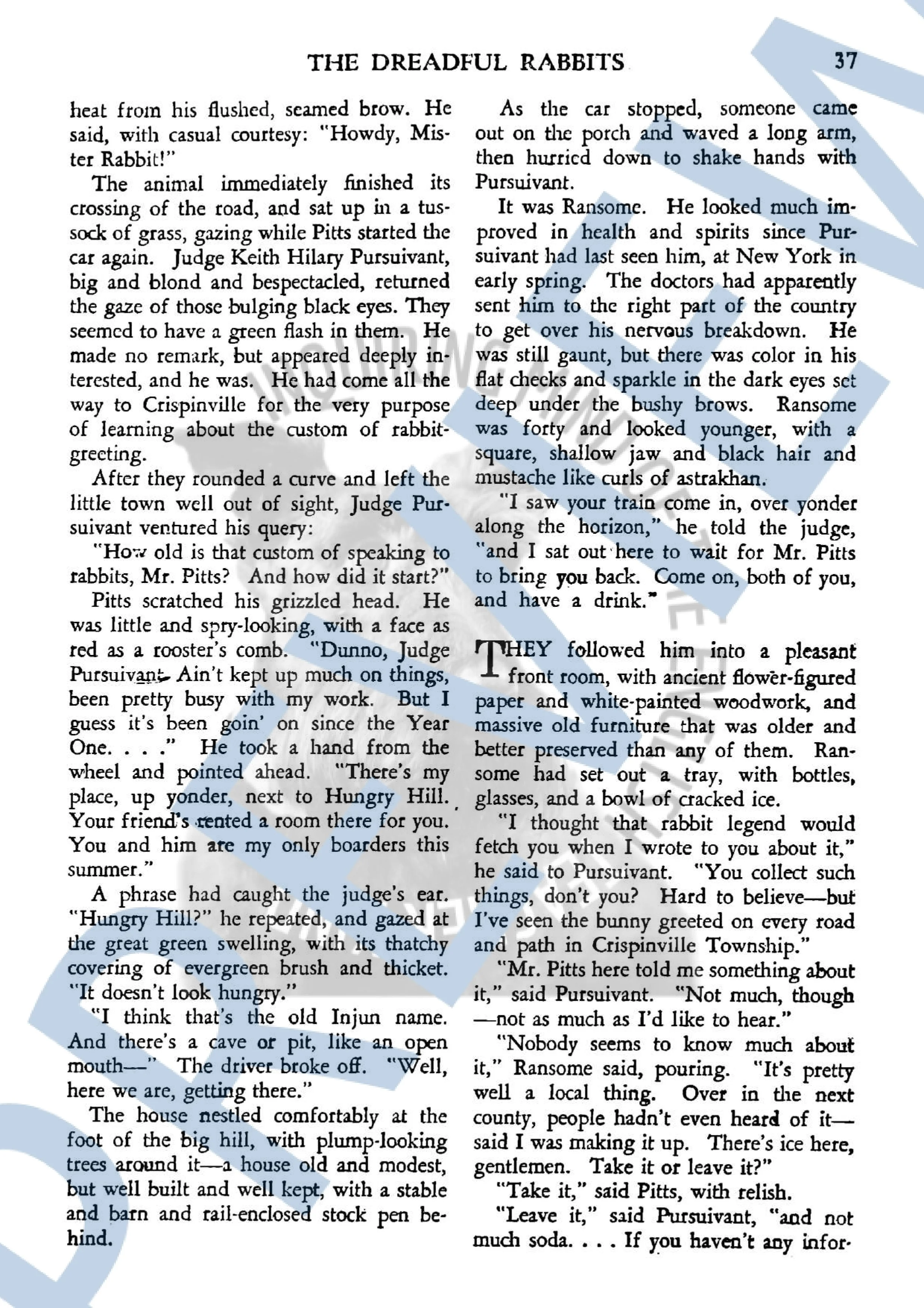 The Dreadful Rabbits by Manly Wade Wellman Vocabulary Activities for High School English Language Arts - Supernatural Fantasy Literature Resources (6).jpg