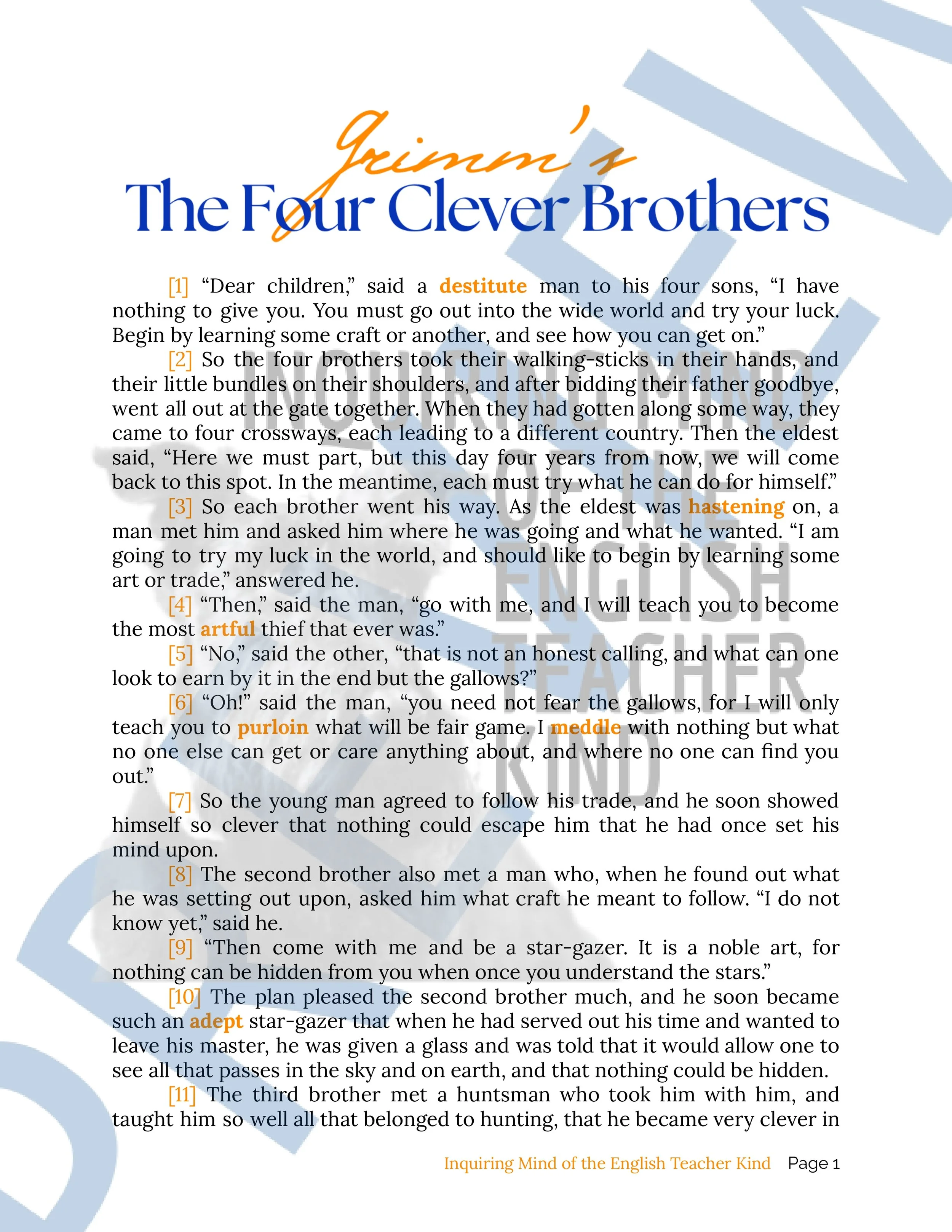 The Four Clever Brothers by the Brothers Grimm (1).jpg