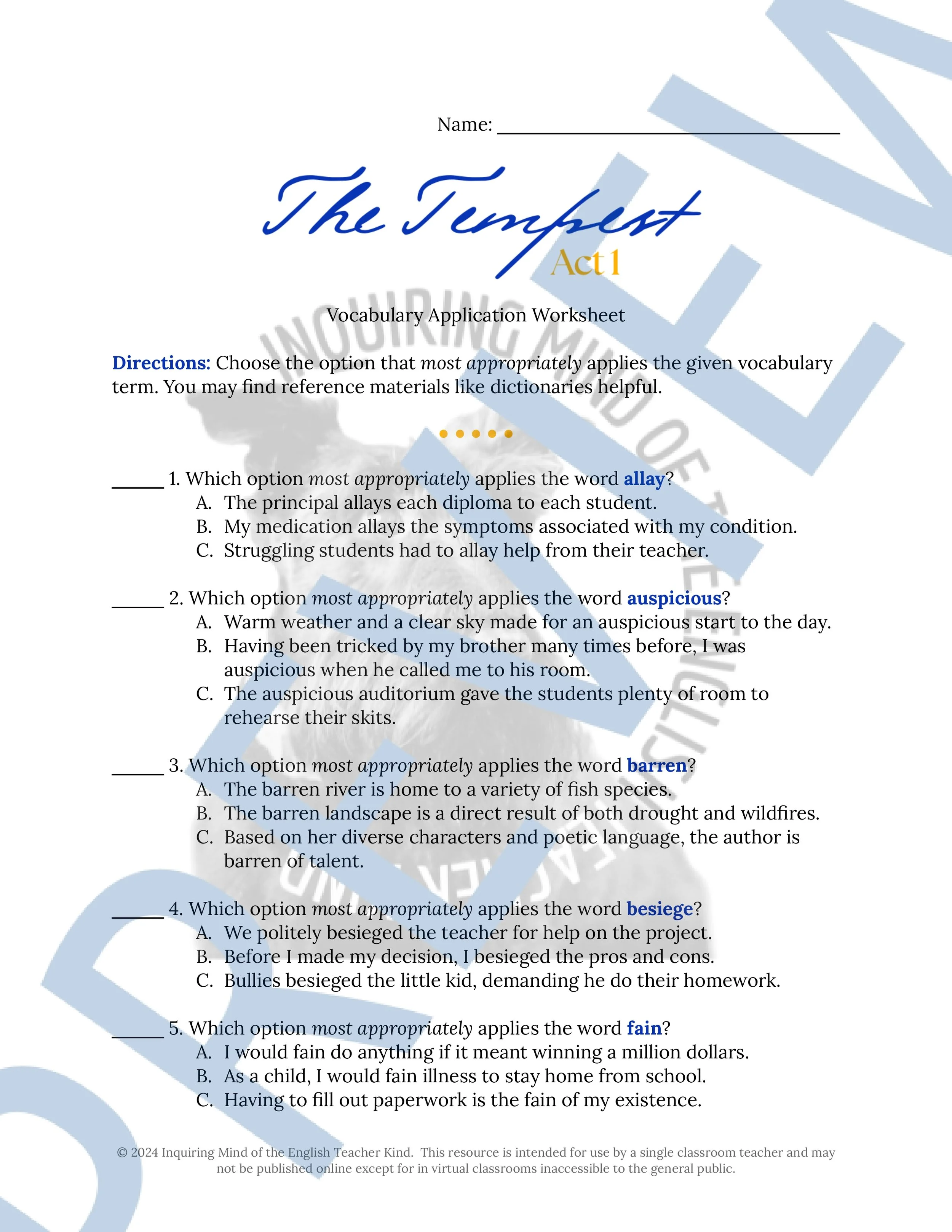 Shakespeare's The Tempest Act 1 Vocabulary Activities (1).jpg