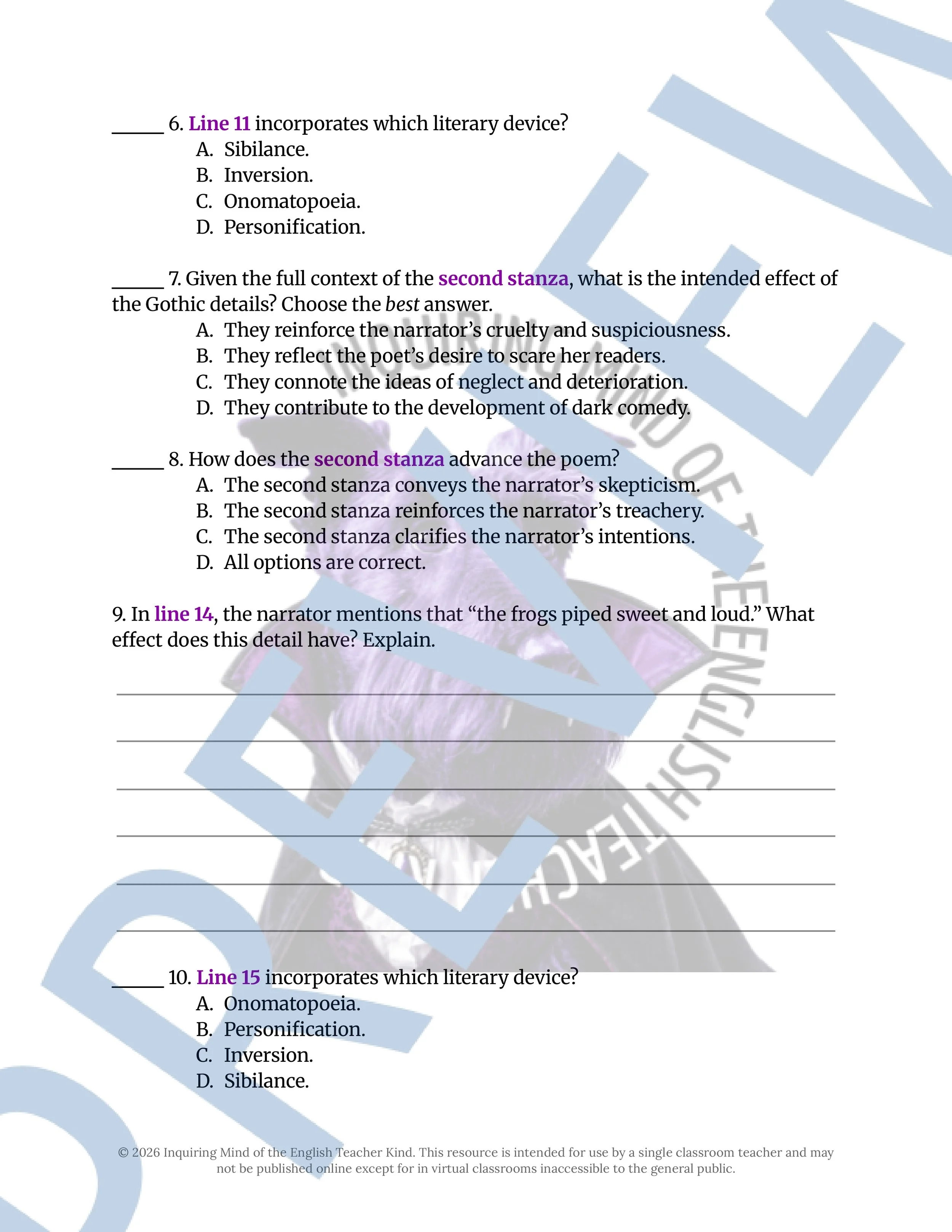 The Charms Fantasy Poetry Analysis Worksheet for High School English and Halloween (3).jpg