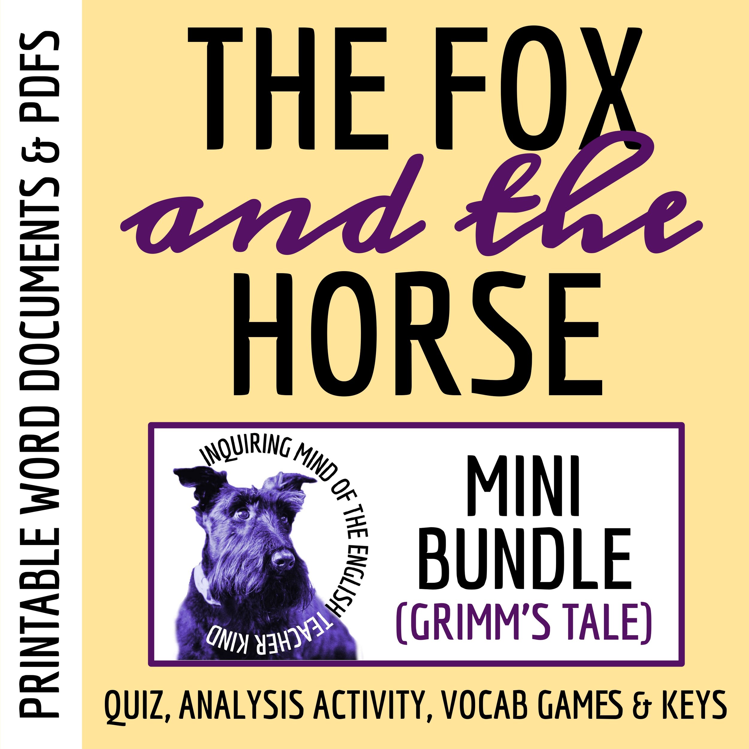 The Fox and the Horse by the Brothers Grimm Fairy Tale Activities for High School English Language Arts (10).jpg