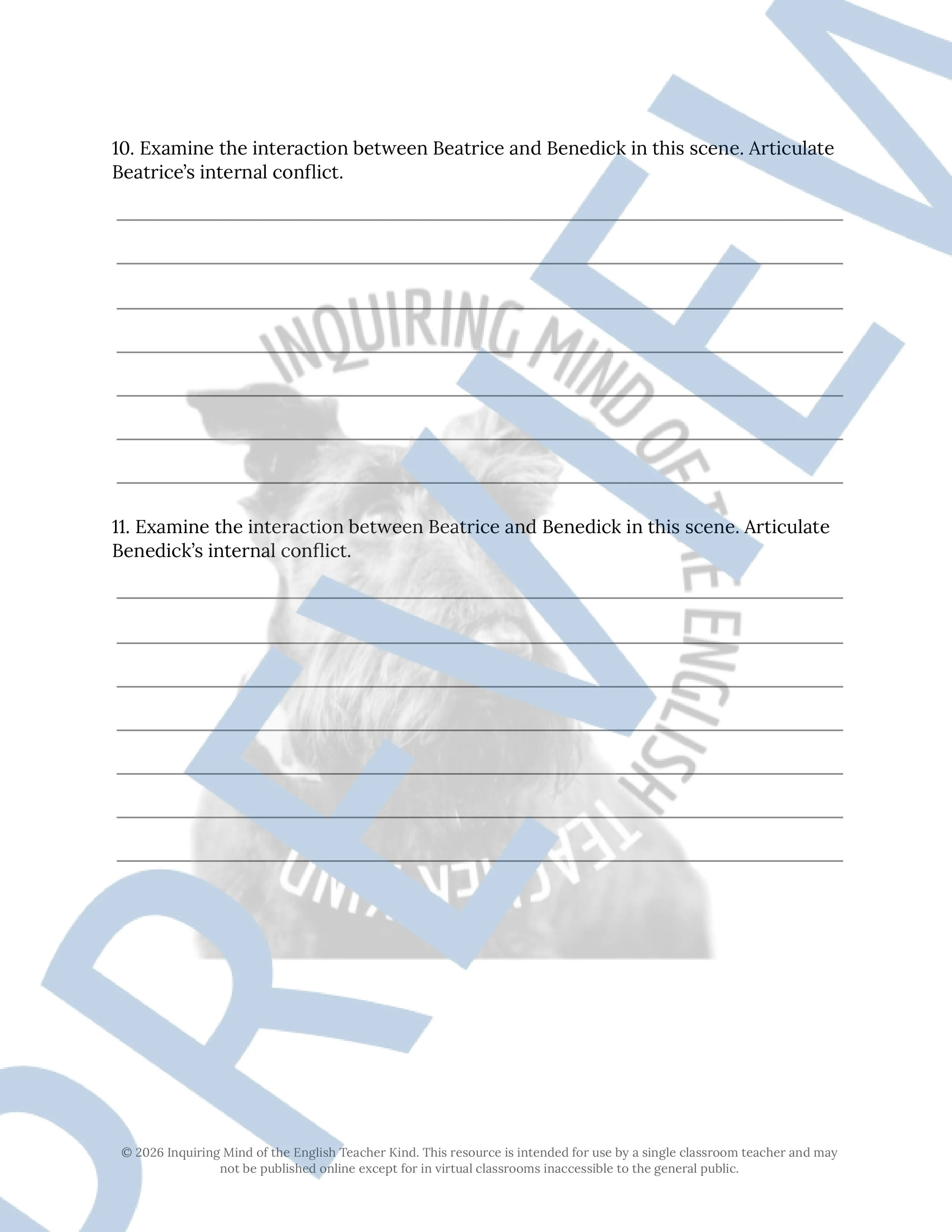 Much Ado About Nothing Act 4.1 Close Reading Analysis Worksheet (4).jpg