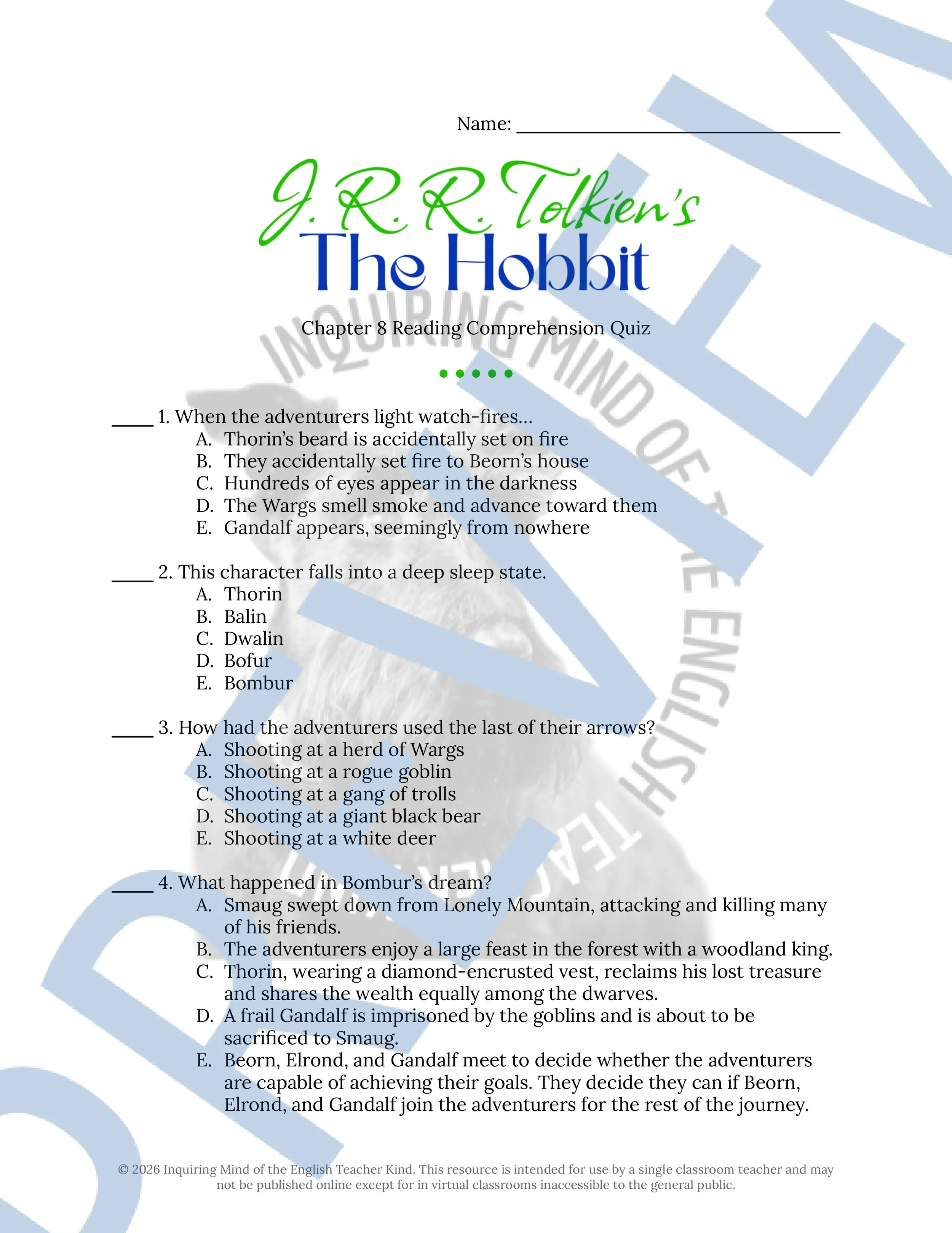 The Hobbit Chapter 8 Quiz and Answer Key (1).jpg