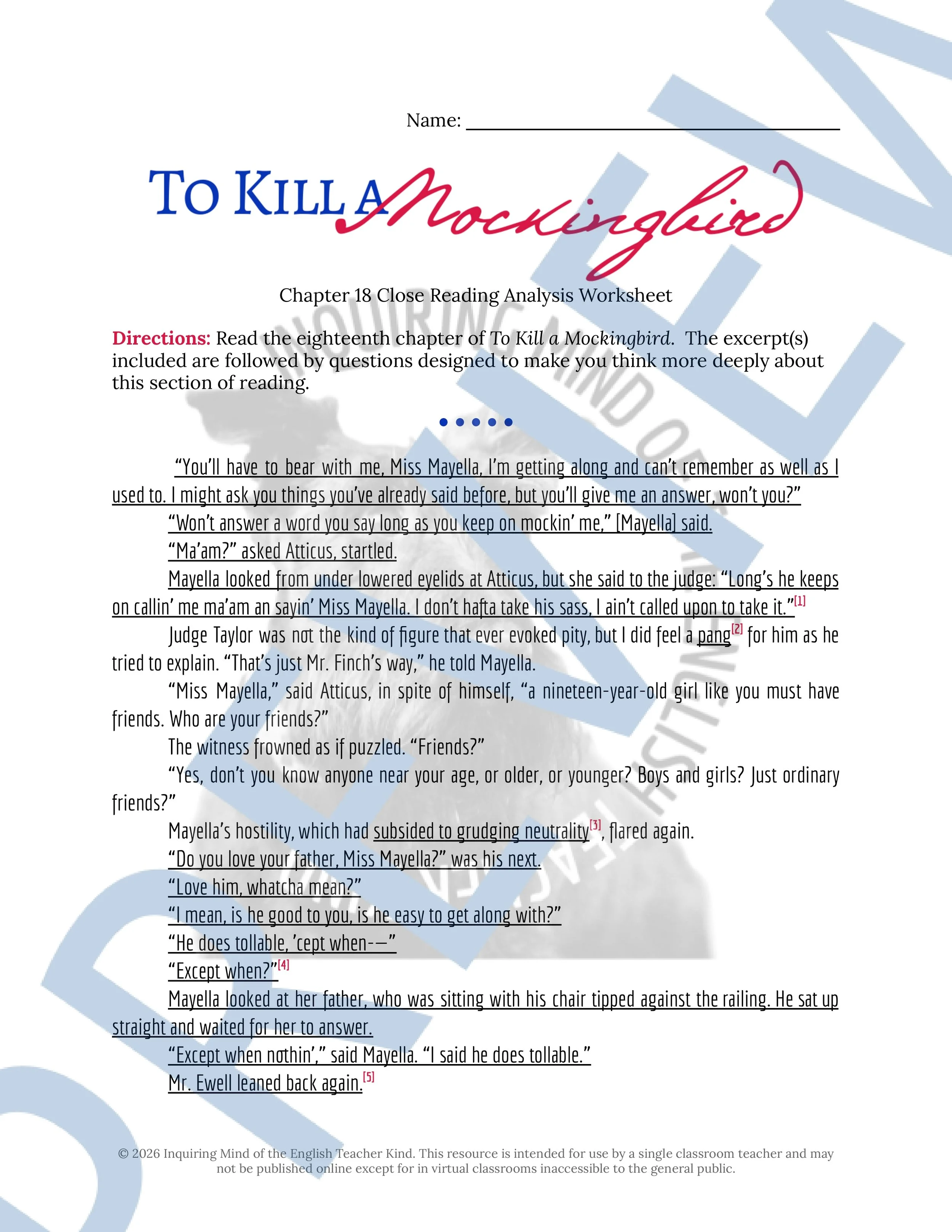To Kill a Mockingbird Chapter 18 Close Reading Analysis Worksheet (1).jpg