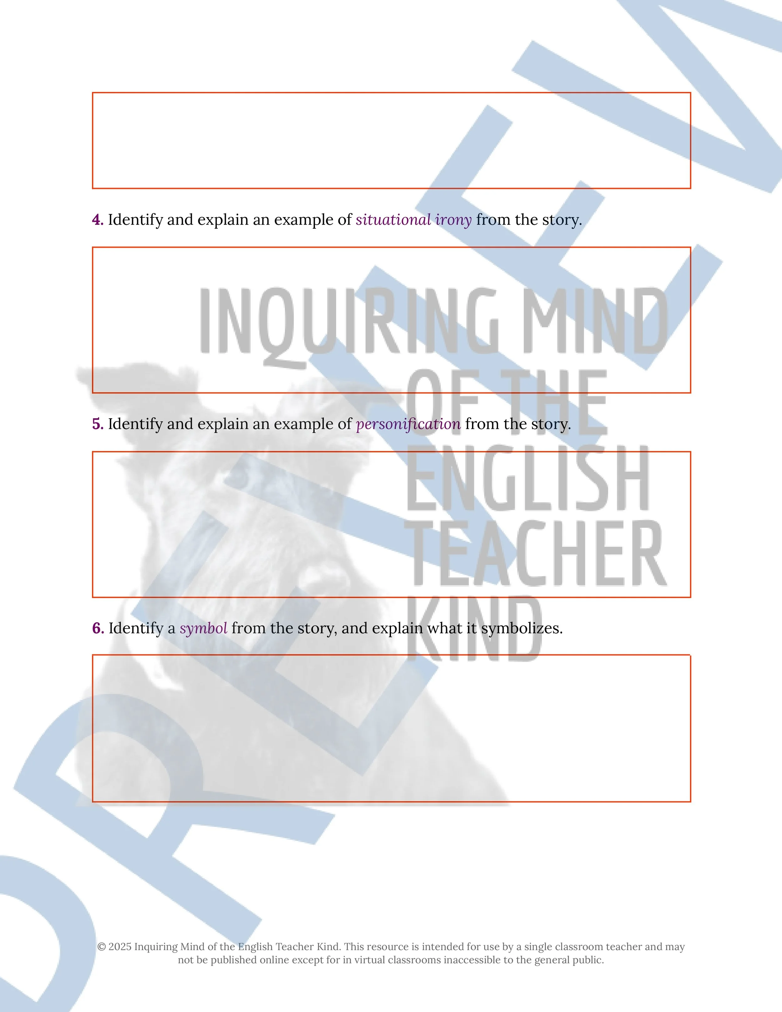 "The Juniper Tree" Quiz, Worksheets, and Vocabulary Games (Grimm's Fairy Tale) from Inquiring Mind of the English Teacher Kind
