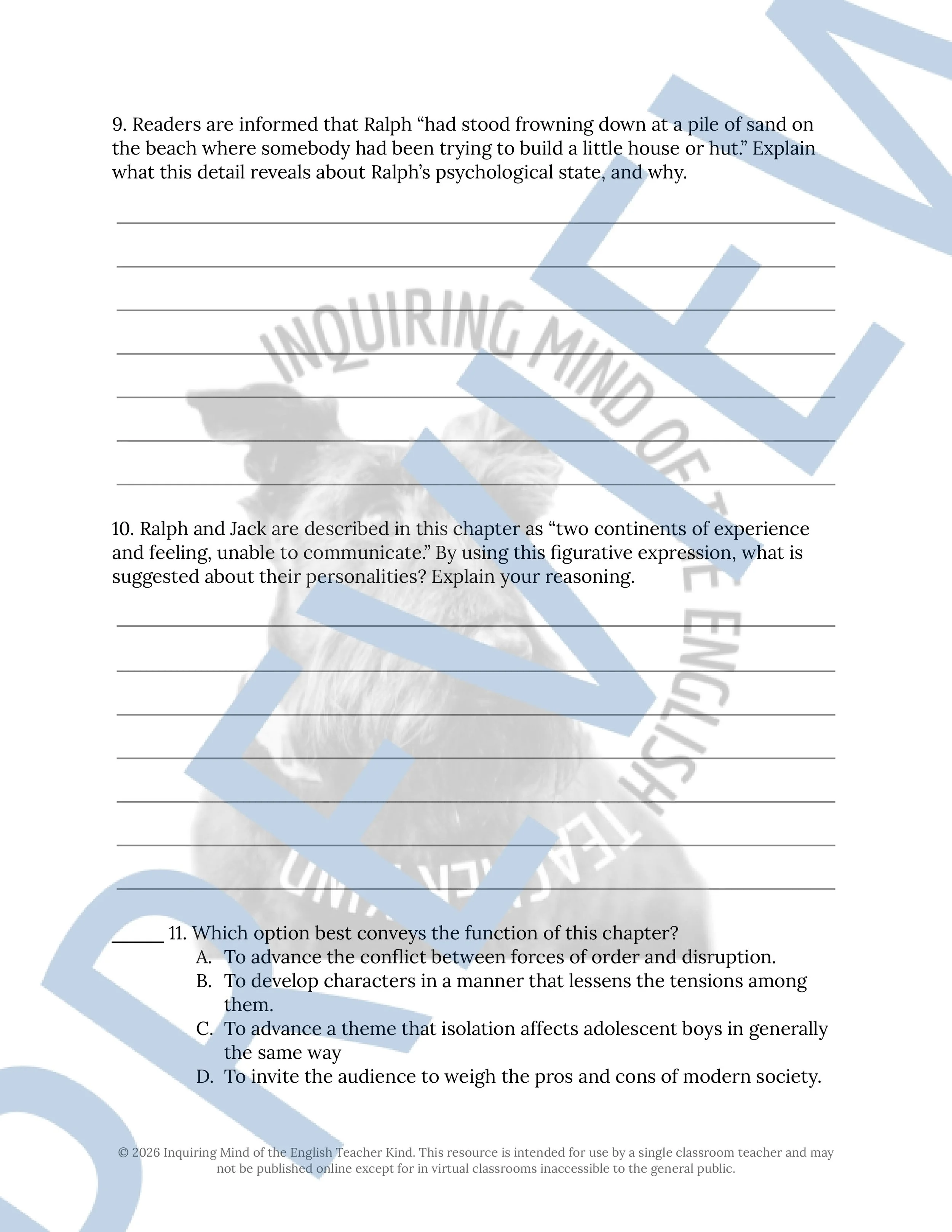 Lord of the Flies Chapter 3 Close Reading Analysis Worksheet (4).jpg