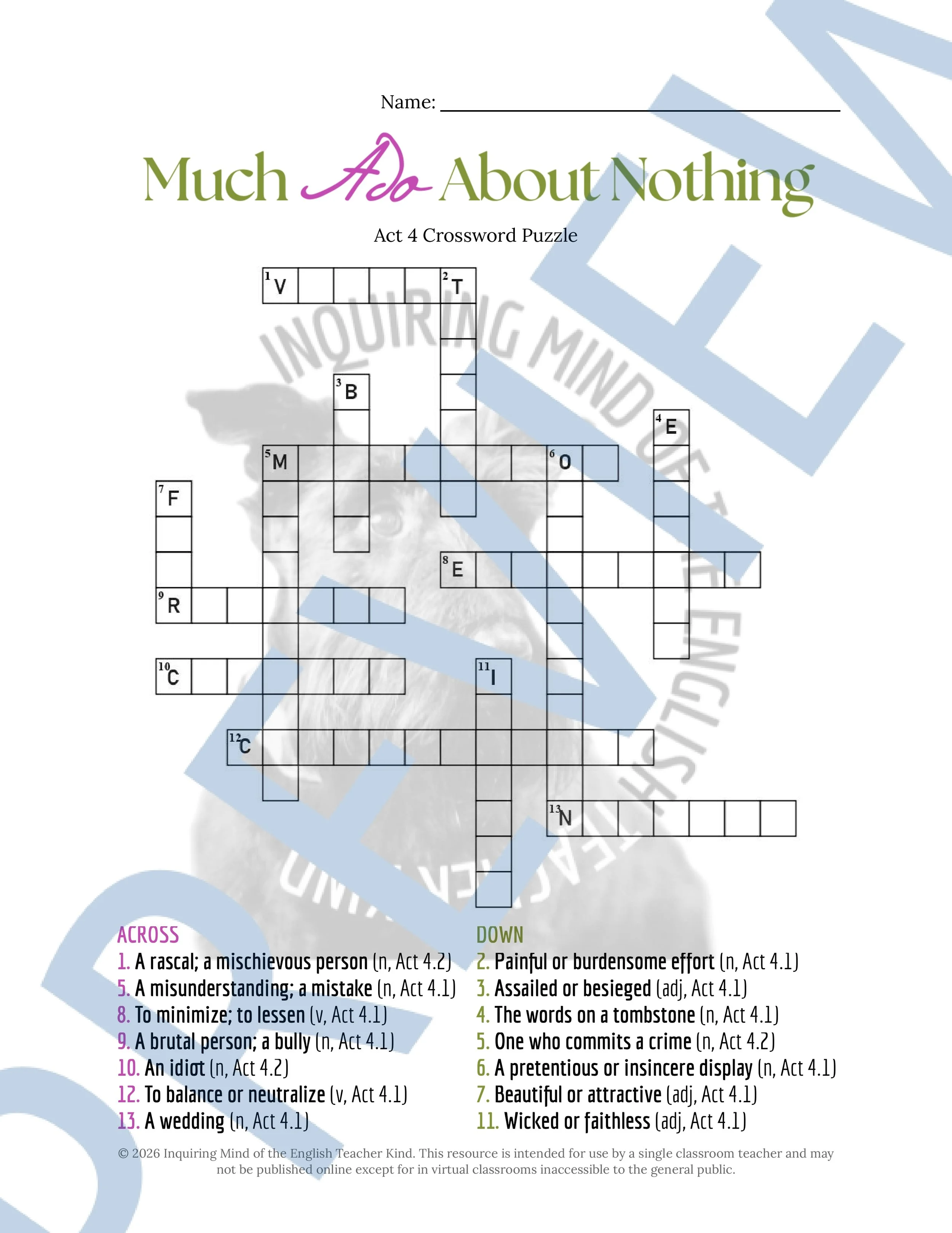 Much Ado About Nothing Act 4 Vocabulary Activities (3).jpg