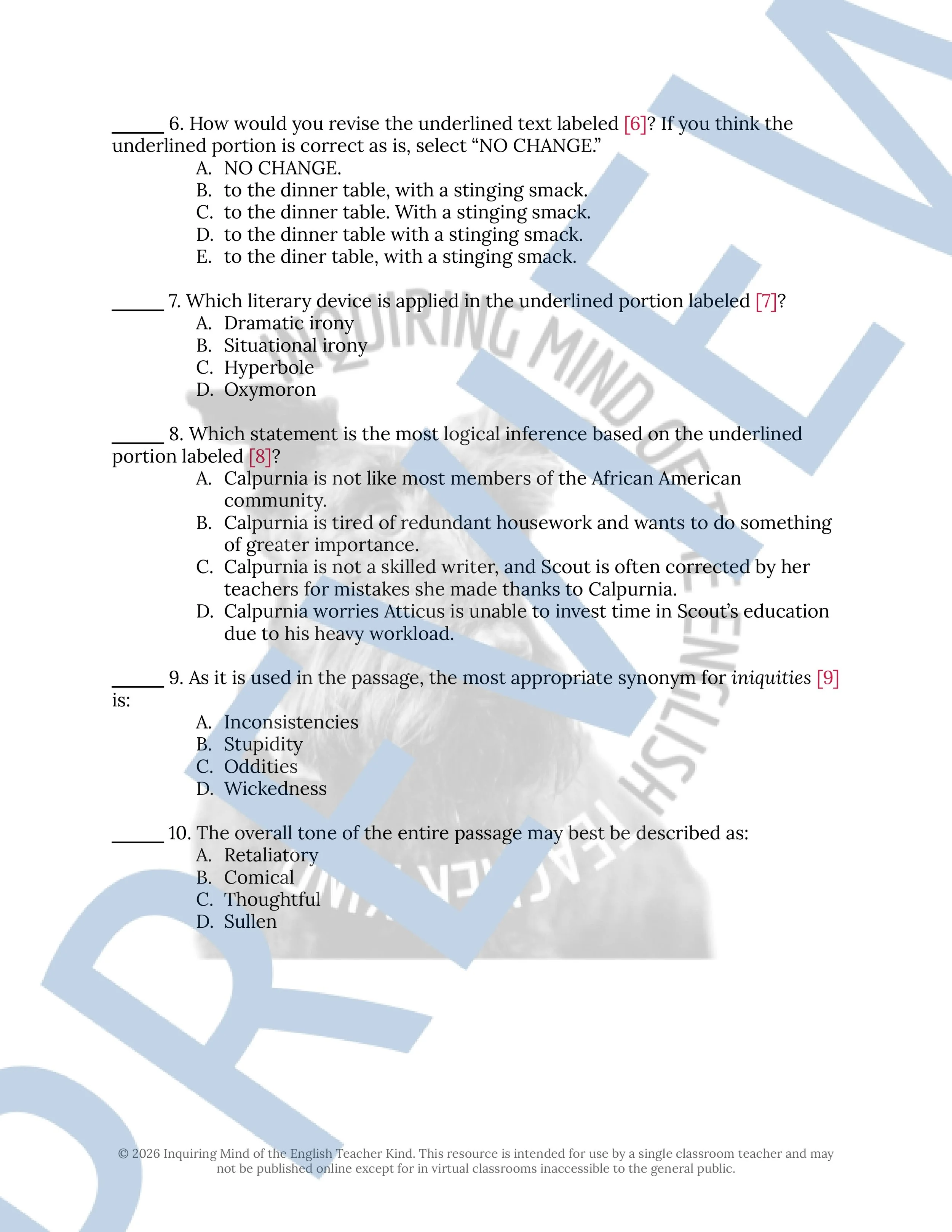 To Kill a Mockingbird Chapter 3 Close Reading Analysis Worksheet (3).jpg