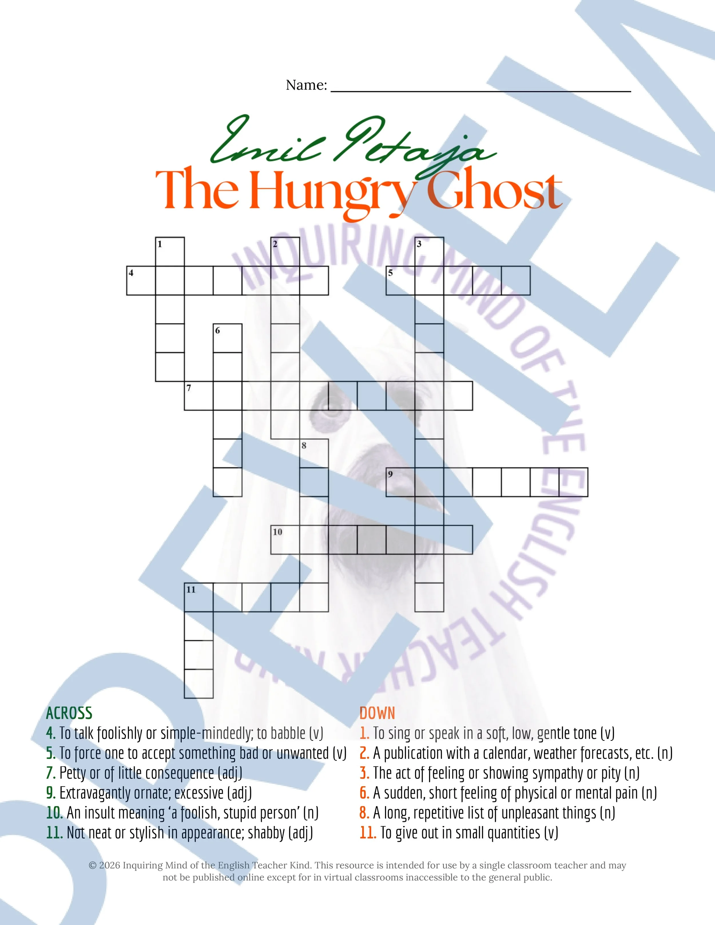 The Hungry Ghost Short Story Vocabulary Activities (3).jpg
