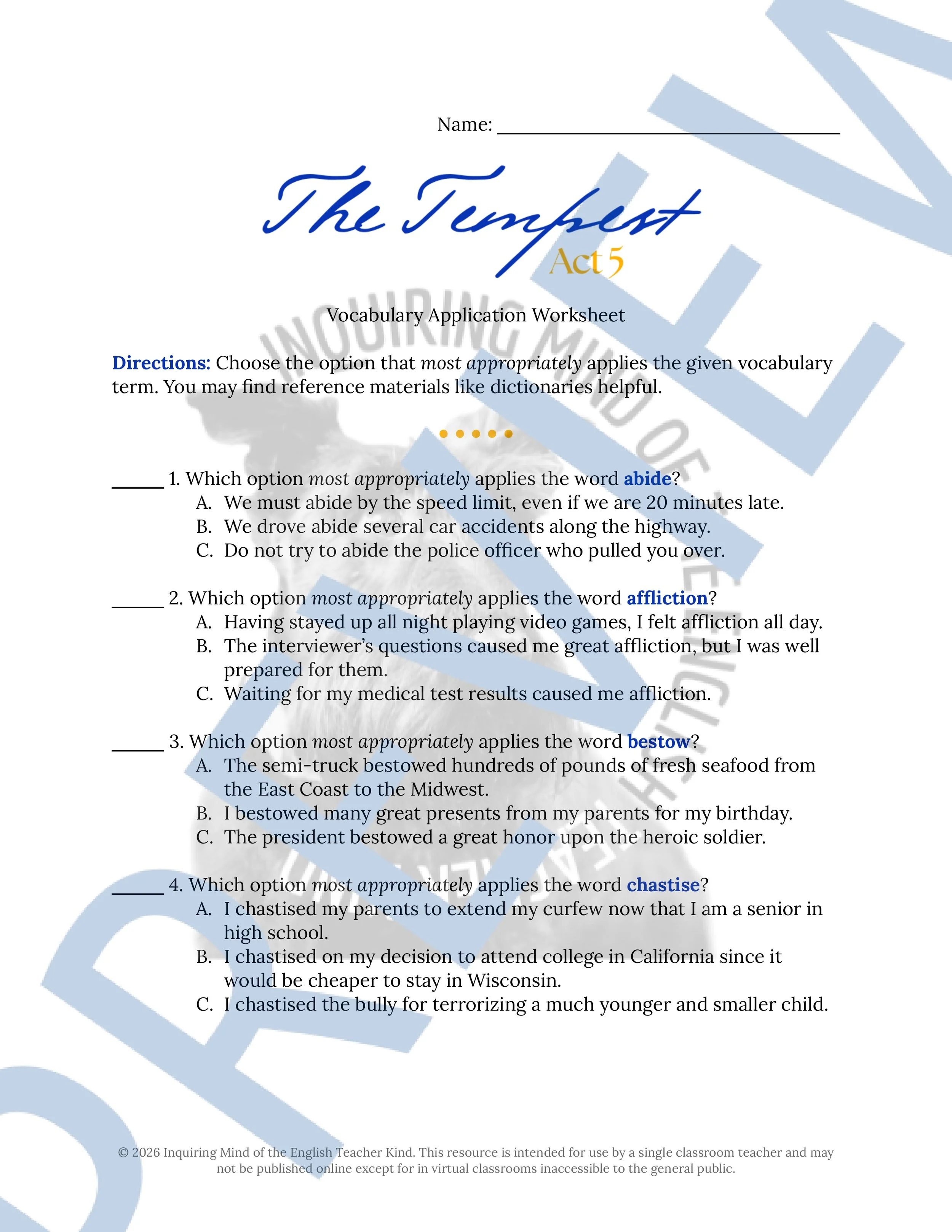 Shakespeare's The Tempest Act 5 Vocabulary Activities (1).jpg