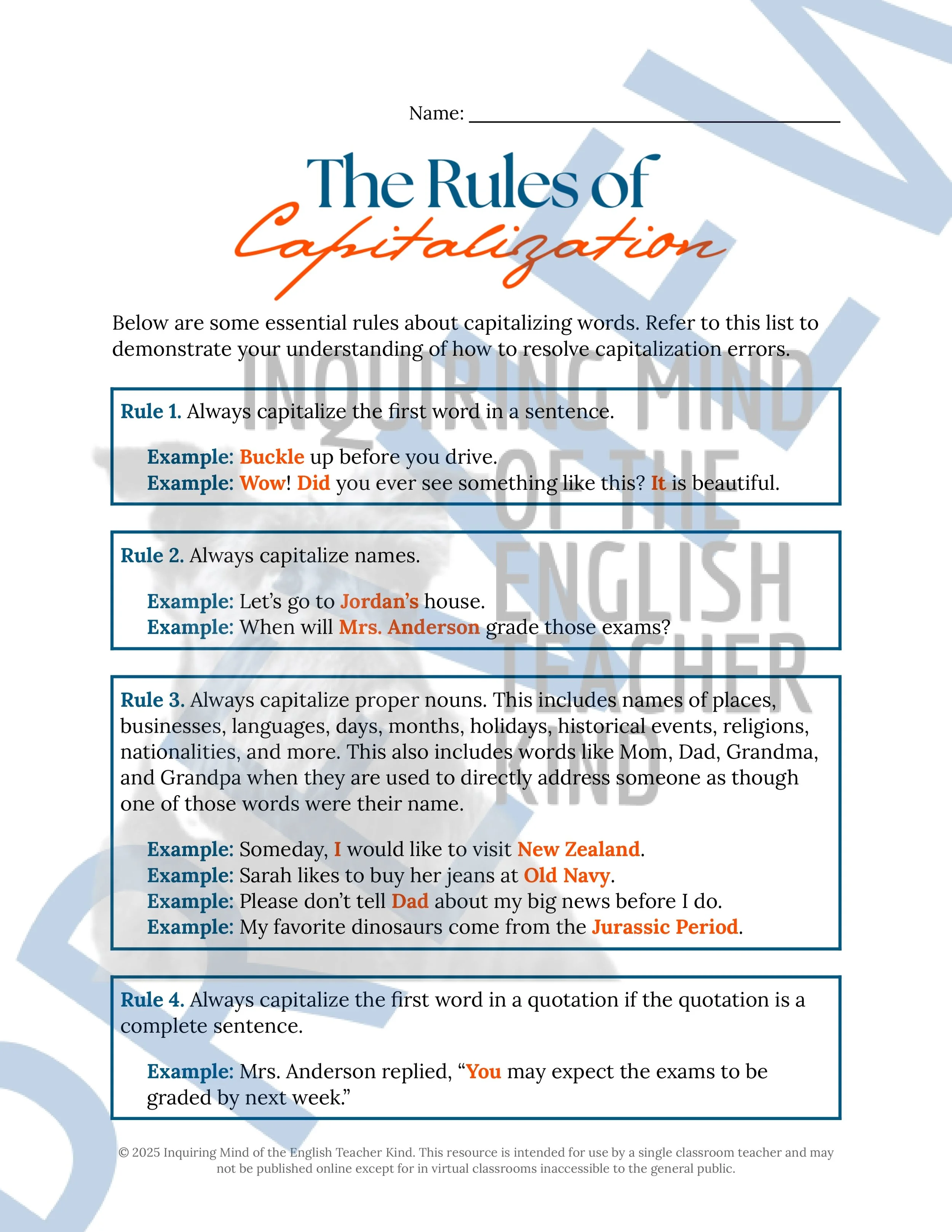 Grammar Review Worksheet on Capitalization from Inquiring Mind of the English Teacher Kind (1).jpg