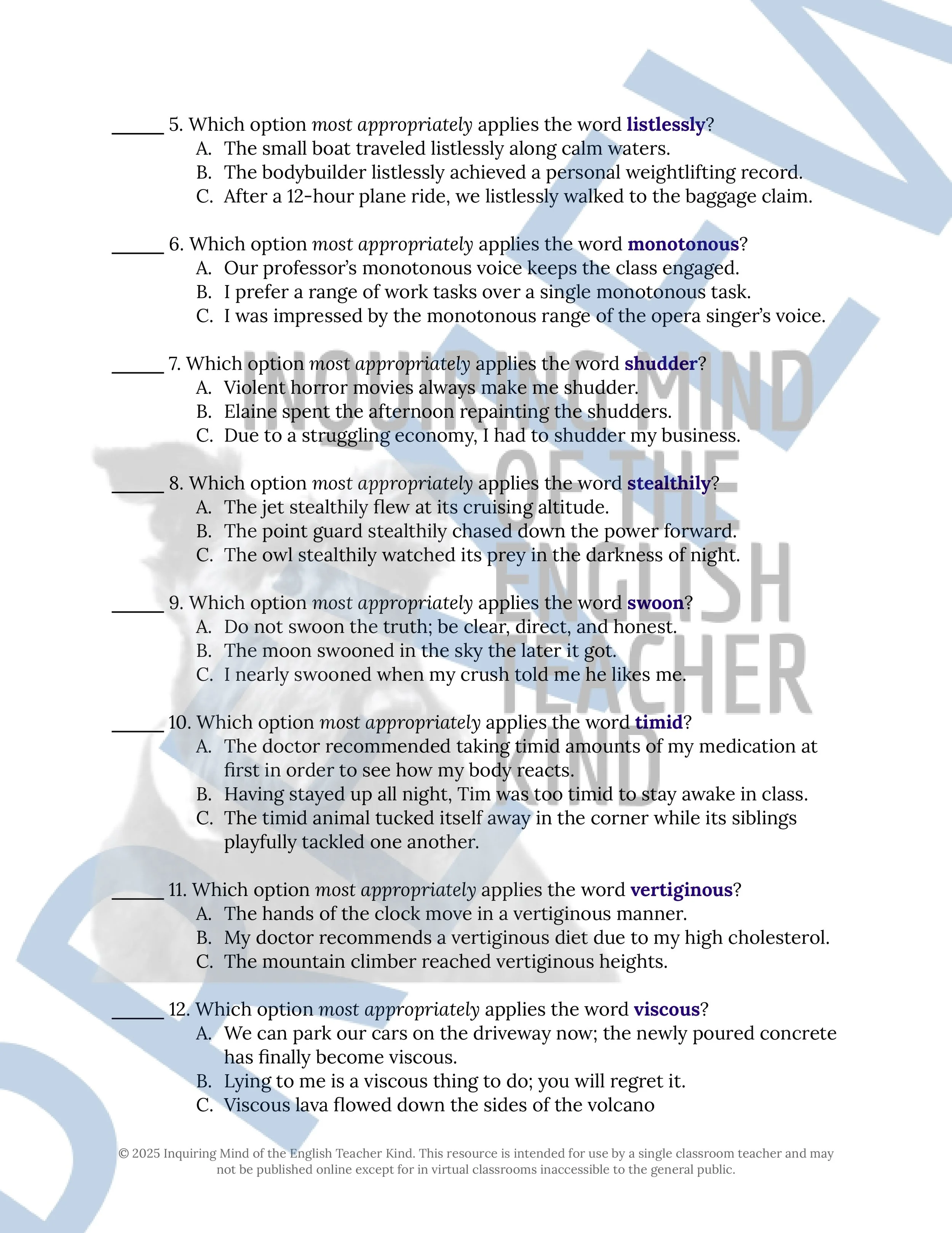 The Feather Pillow by Horacio Quiroga Vocabulary Activities (2).jpg