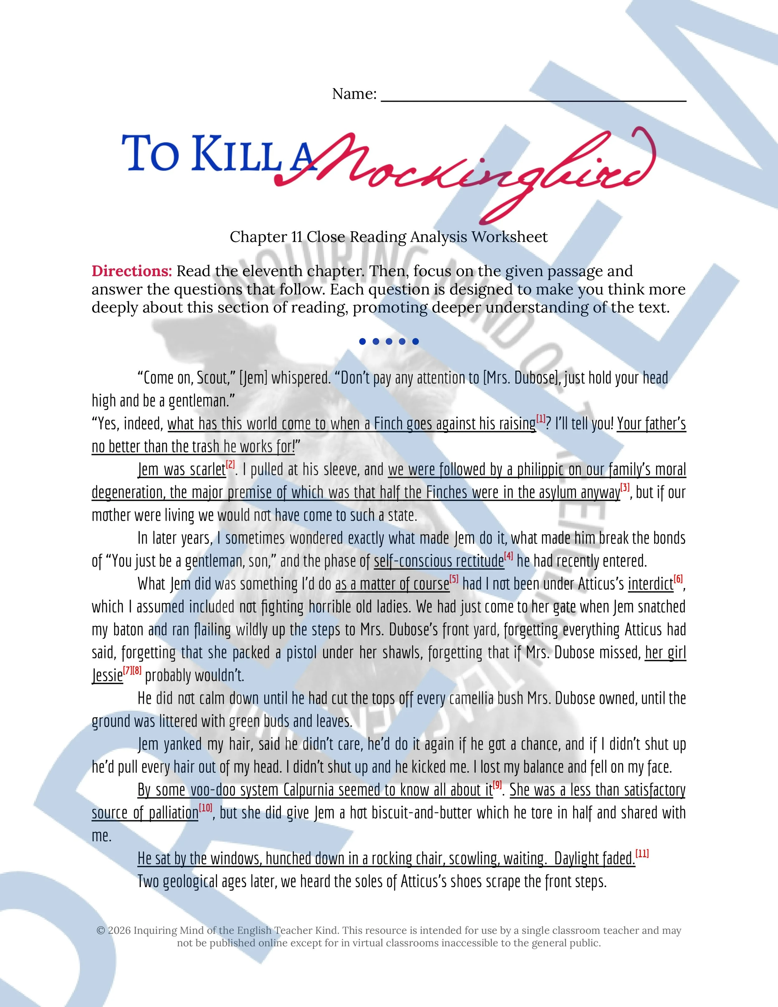To Kill a Mockingbird Chapter 11 Close Reading Analysis Worksheet (1).jpg
