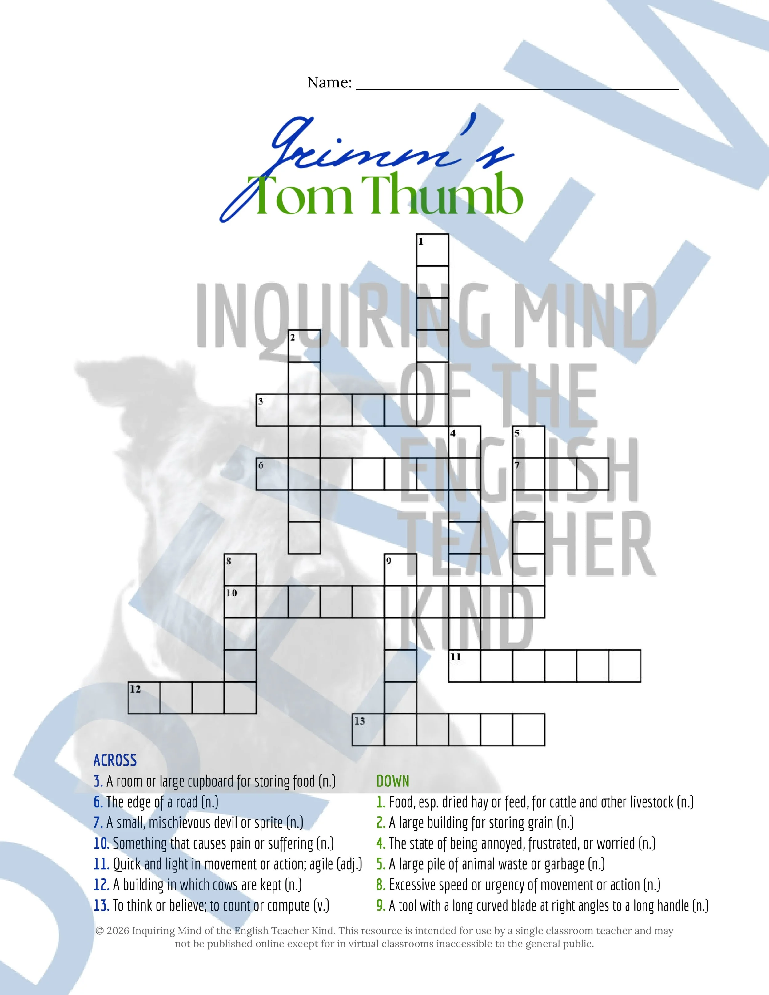 Tom Thumb Vocabulary Activities - Brothers Grimm Fairy Tale (3).jpg